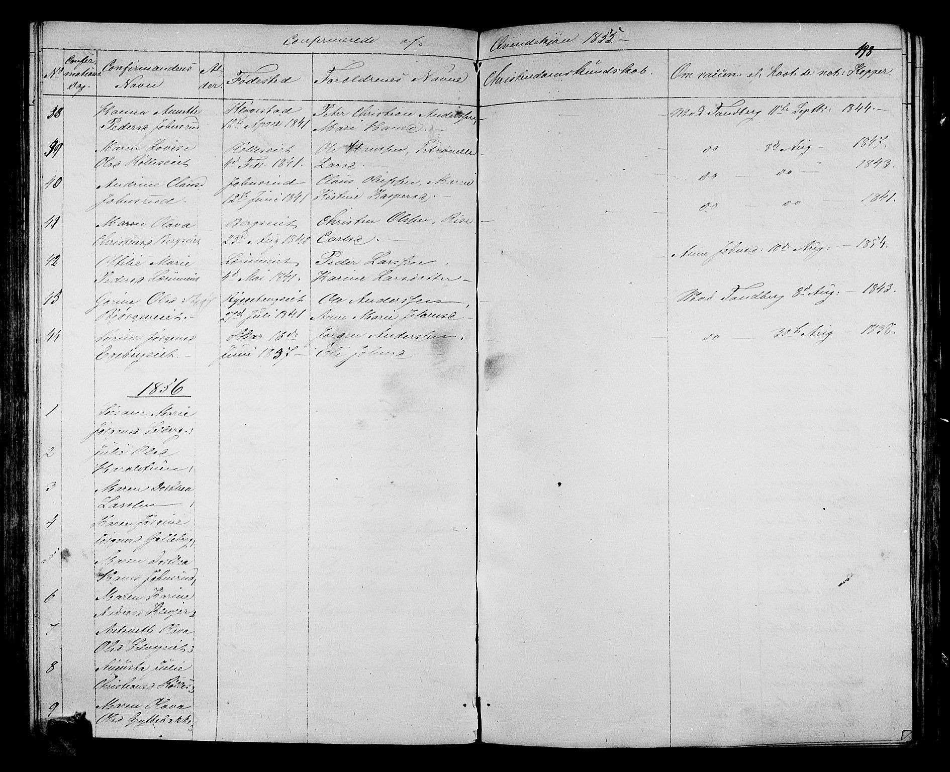 Sande Kirkebøker, AV/SAKO-A-53/G/Ga/L0002: Parish register (copy) no. 2, 1847-1863, p. 198