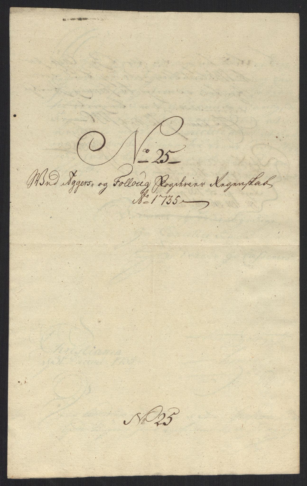 Rentekammeret inntil 1814, Reviderte regnskaper, Fogderegnskap, RA/EA-4092/R10/L0474: Fogderegnskap Aker og Follo, 1735, p. 103