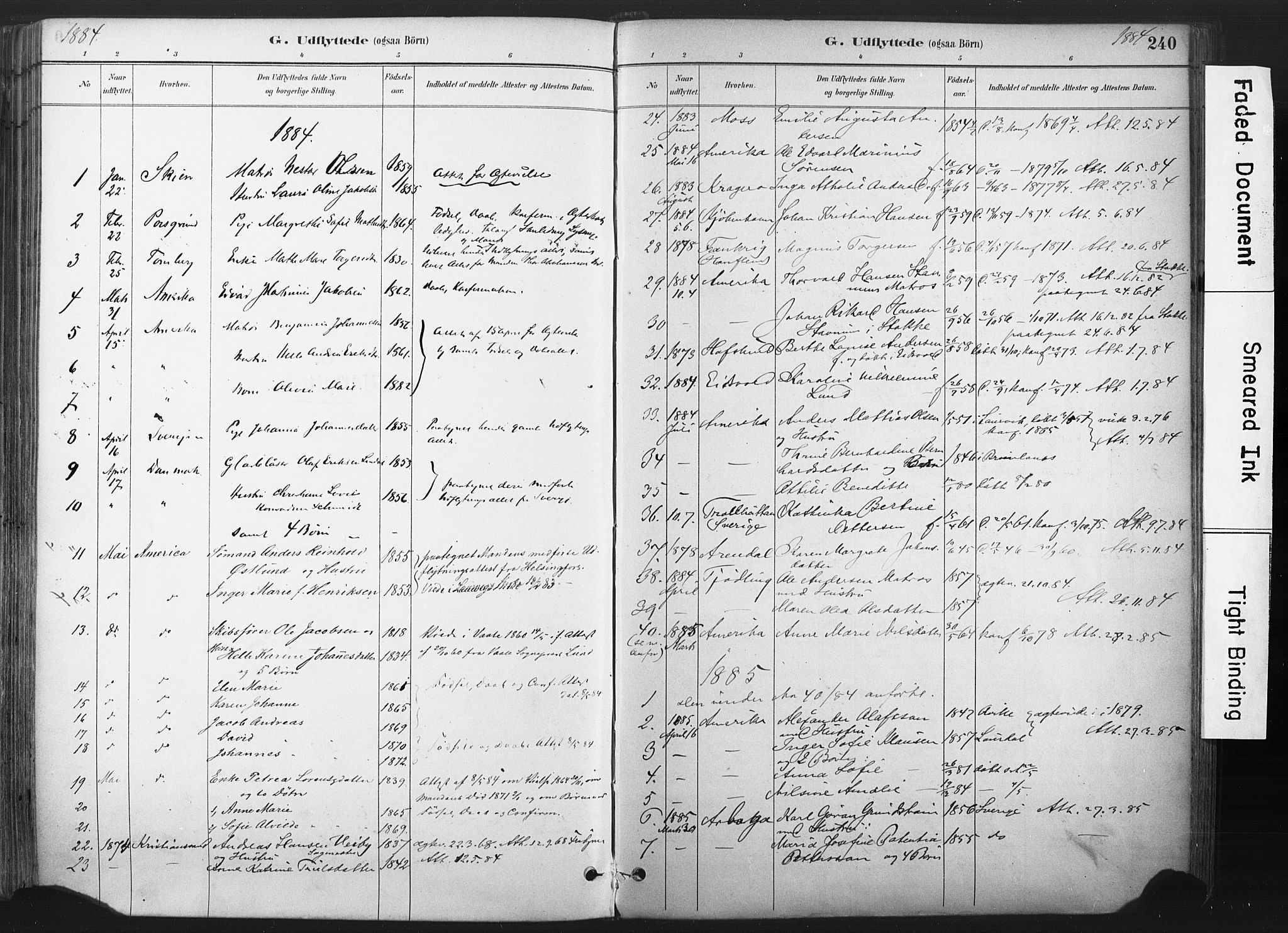 Larvik kirkebøker, SAKO/A-352/F/Fa/L0010: Parish register (official) no. I 10, 1884-1910, p. 240