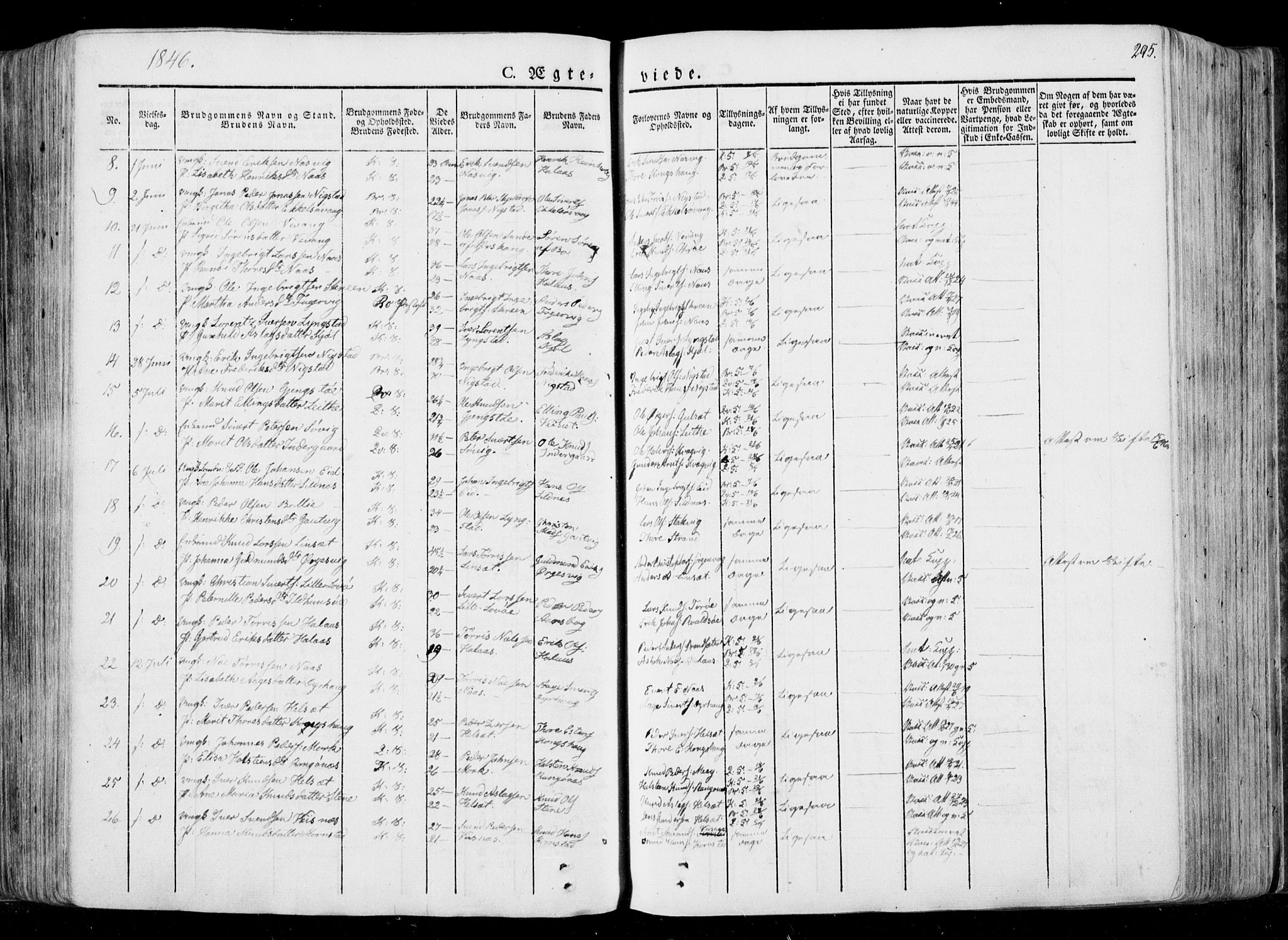 Ministerialprotokoller, klokkerbøker og fødselsregistre - Møre og Romsdal, SAT/A-1454/568/L0803: Parish register (official) no. 568A10, 1830-1853, p. 295