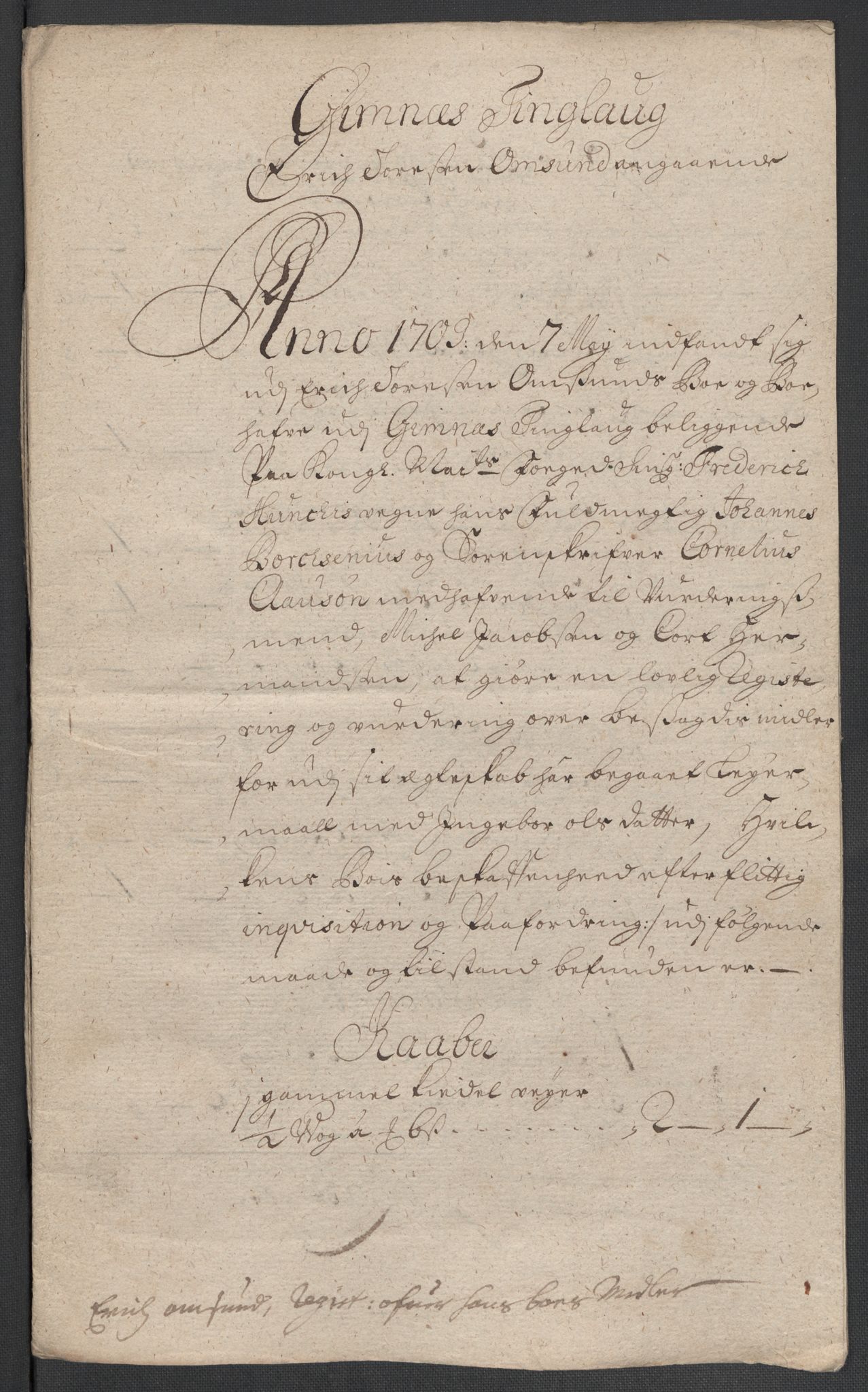 Rentekammeret inntil 1814, Reviderte regnskaper, Fogderegnskap, RA/EA-4092/R56/L3740: Fogderegnskap Nordmøre, 1703-1704, p. 119