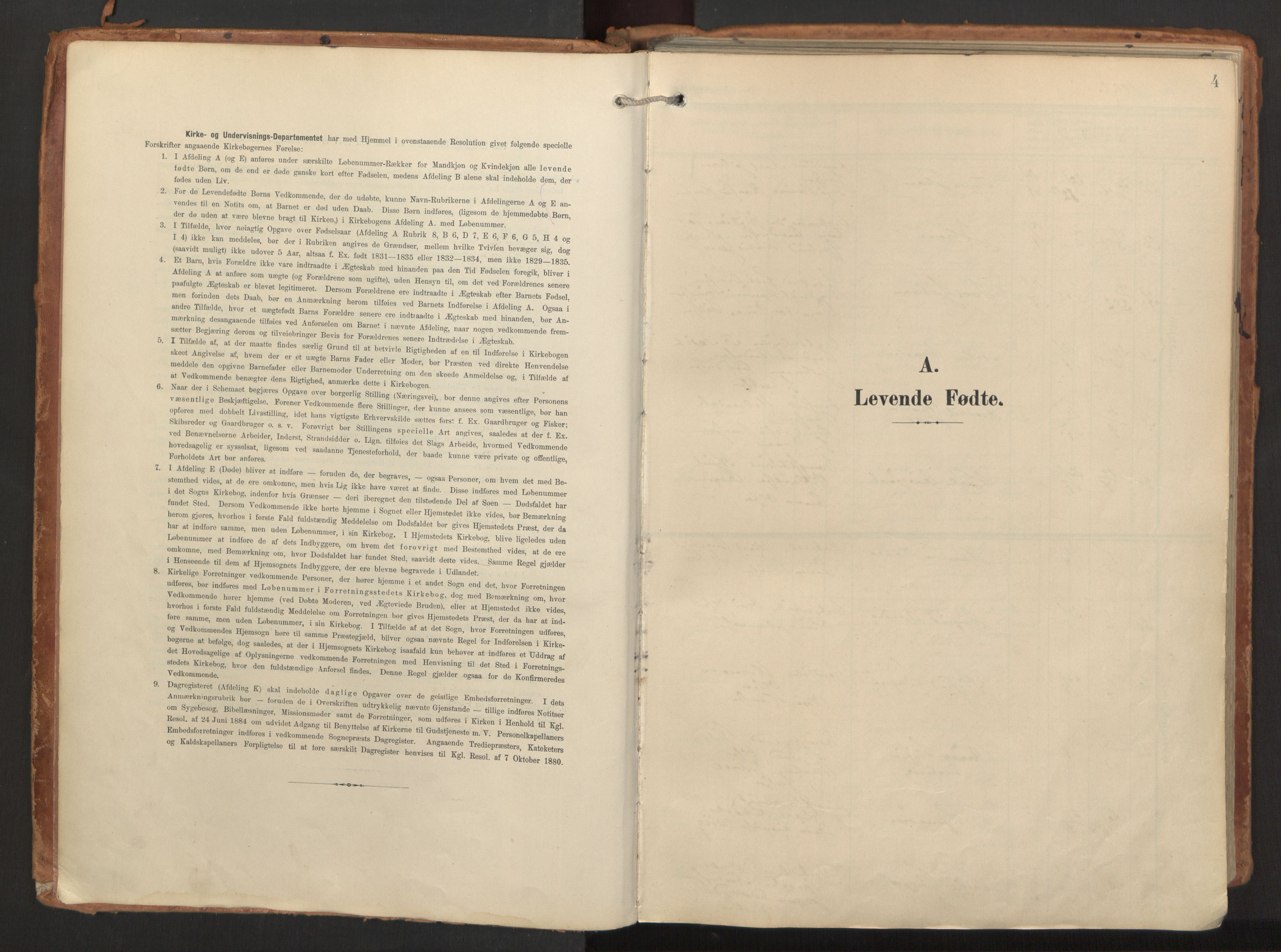 Laksevåg Sokneprestembete, SAB/A-76501/H/Ha/Haa/Haaa/L0001: Parish register (official) no. A 1, 1903-1917, p. 4