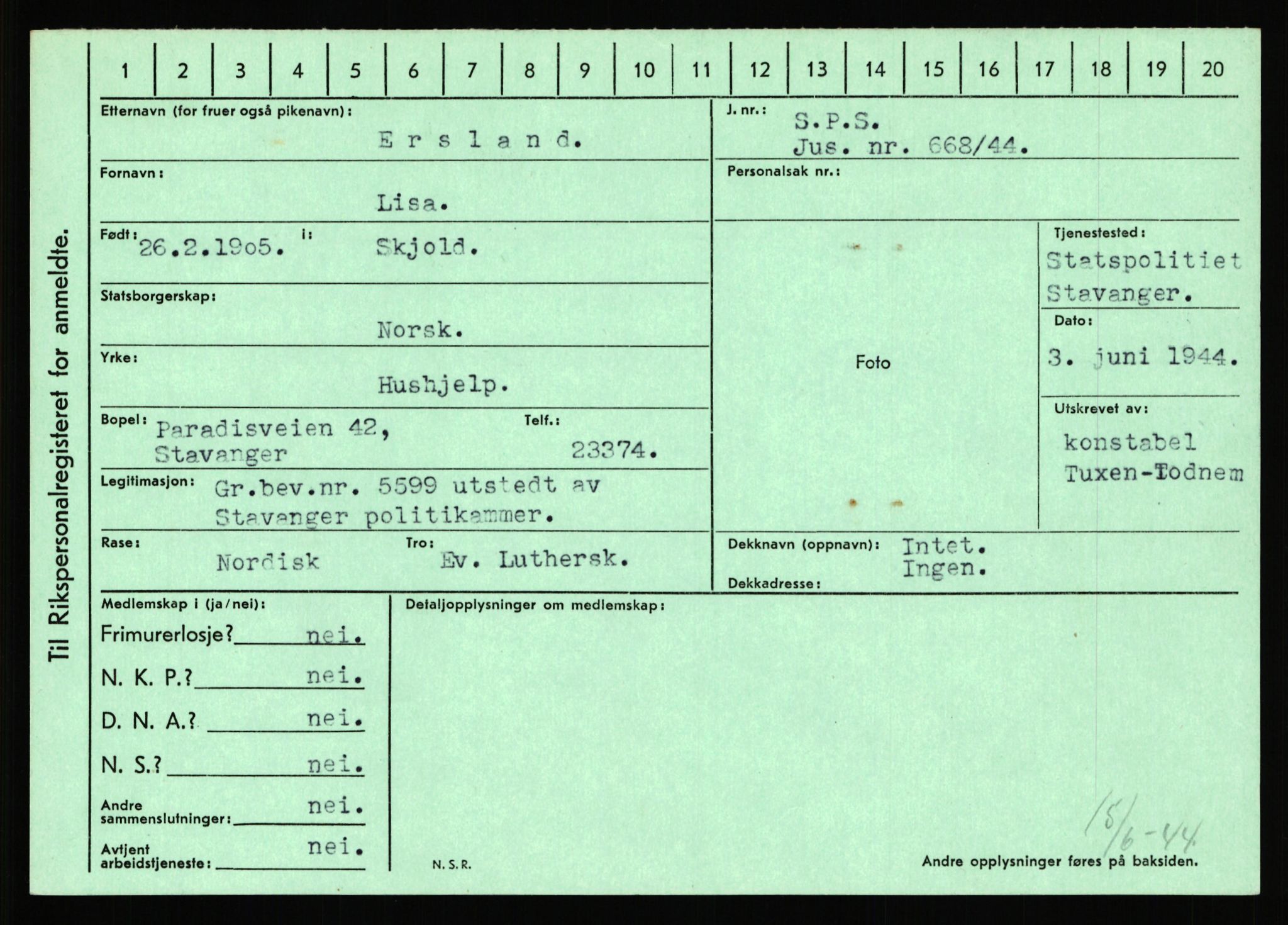 Statspolitiet - Hovedkontoret / Osloavdelingen, AV/RA-S-1329/C/Ca/L0004: Eid - funn av gjenstander	, 1943-1945, p. 2125