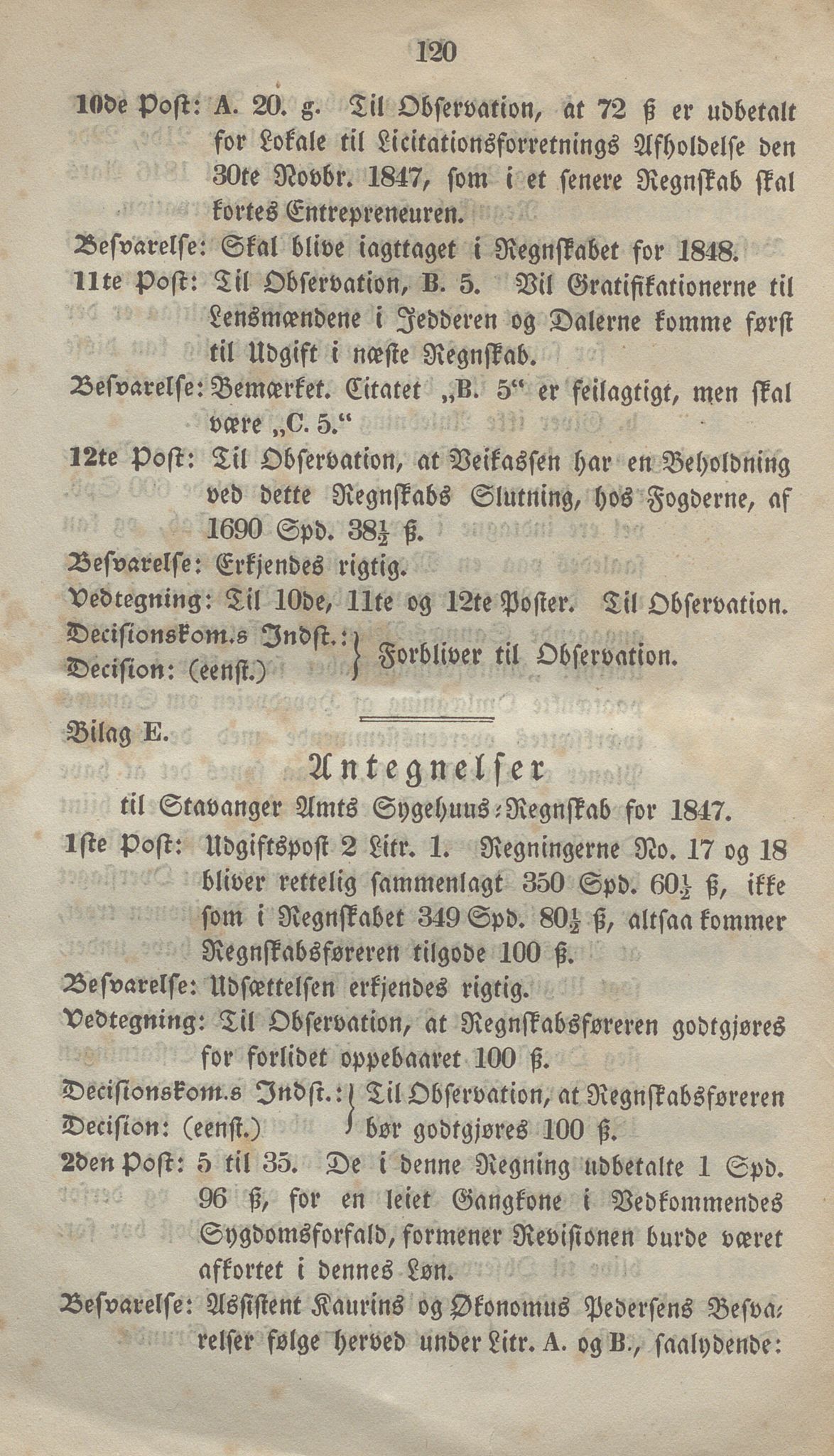 Rogaland fylkeskommune - Fylkesrådmannen , IKAR/A-900/A, 1849-1852, p. 126