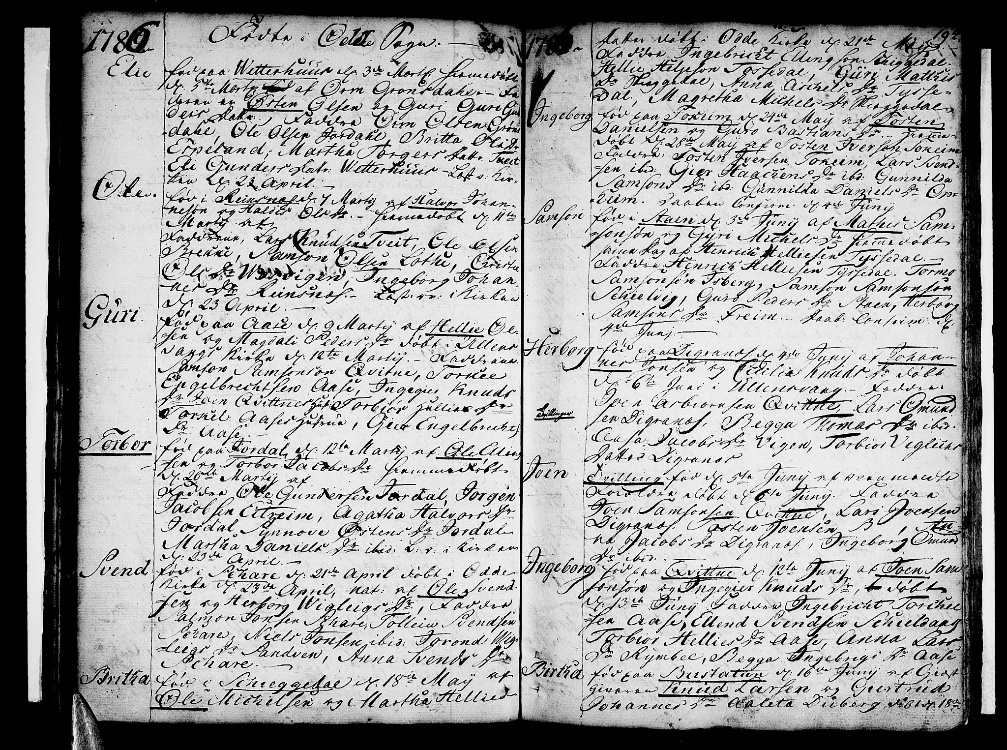 Ullensvang sokneprestembete, SAB/A-78701/H/Haa: Parish register (official) no. A 6 /3, 1758-1788, p. 194