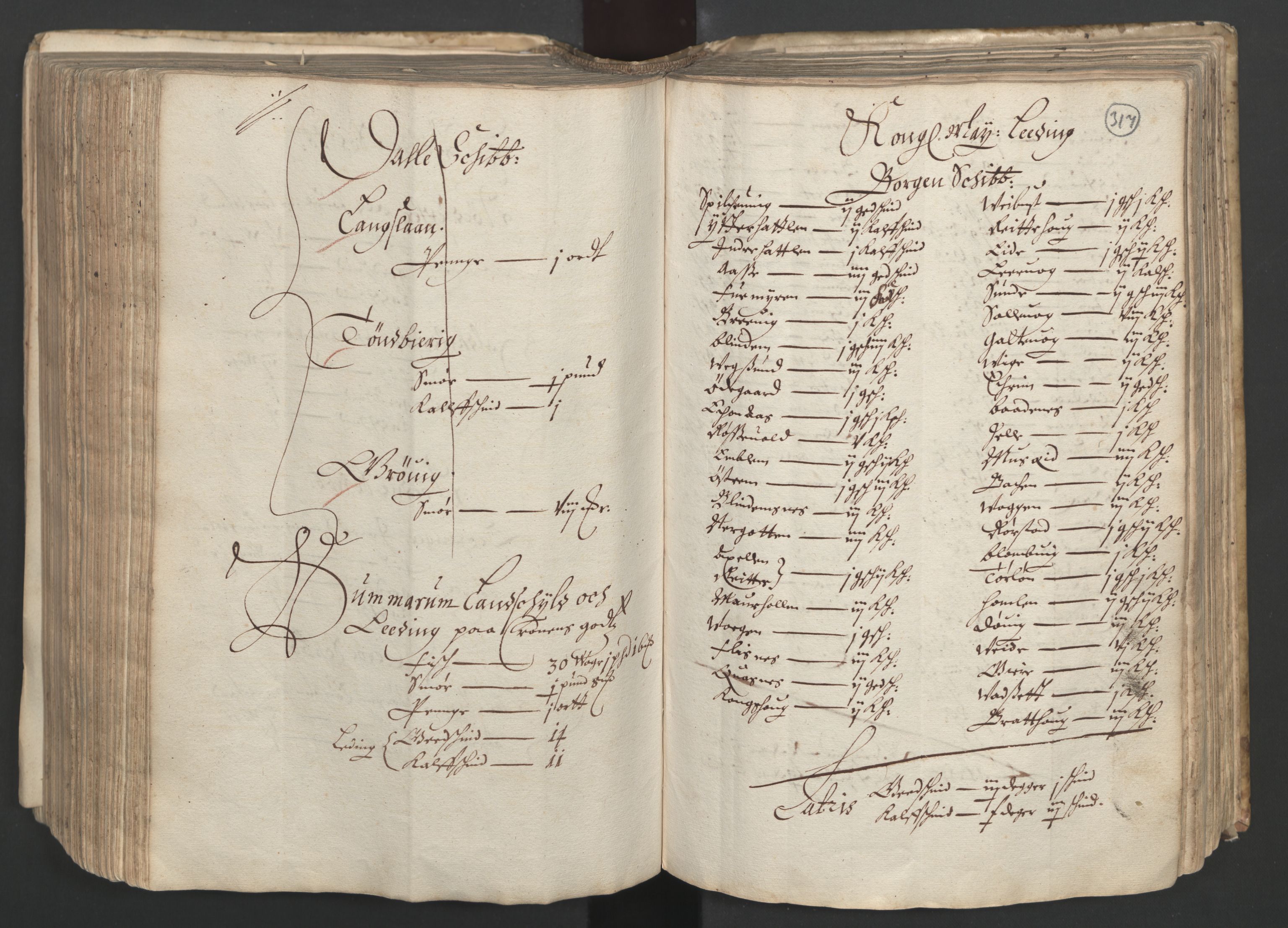 Rentekammeret inntil 1814, Realistisk ordnet avdeling, RA/EA-4070/L/L0025/0001: Bergen lagdømme: / [B]: Kronens jordebok. Nordhordland, Sunnhordland, Ytre Sogn, Indre Sogn, Sunnfjord, Nordfjord, Sunnmøre, Hardanger med Halsnøy kloster, Lyse kloster, Apostelgodset, Munkeliv og St. Hans kloster, Alle helgen gods, Lagstolen gods, Ove Jenssøns gods på Voss, 1661, p. 316b-317a