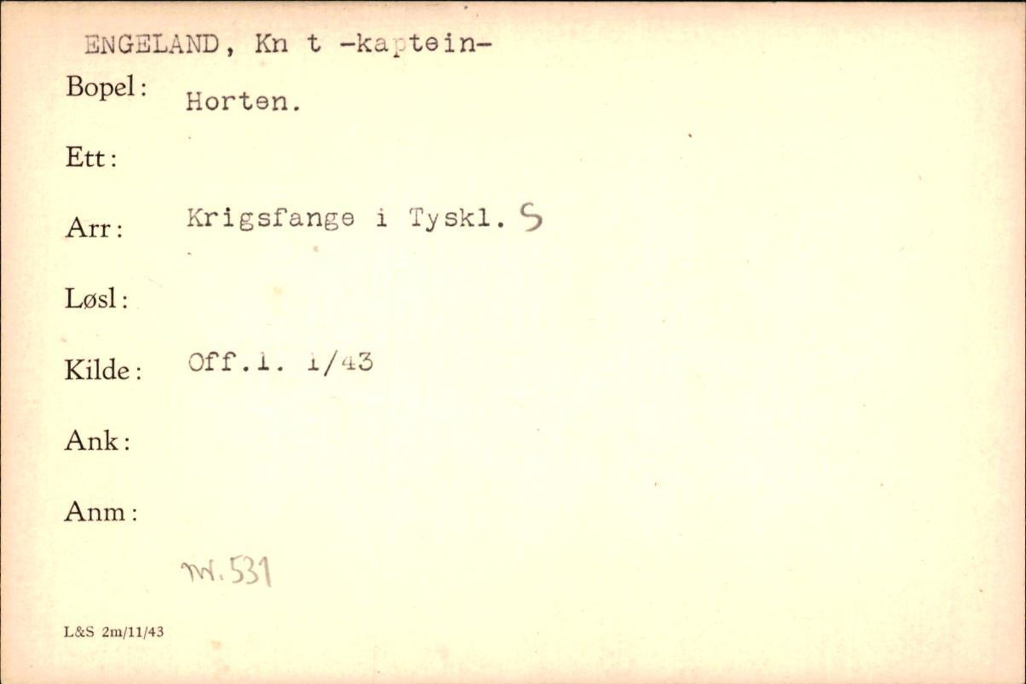 Forsvaret, Forsvarets krigshistoriske avdeling, AV/RA-RAFA-2017/Y/Yf/L0200: II-C-11-2102  -  Norske krigsfanger i Tyskland, 1940-1945, p. 230