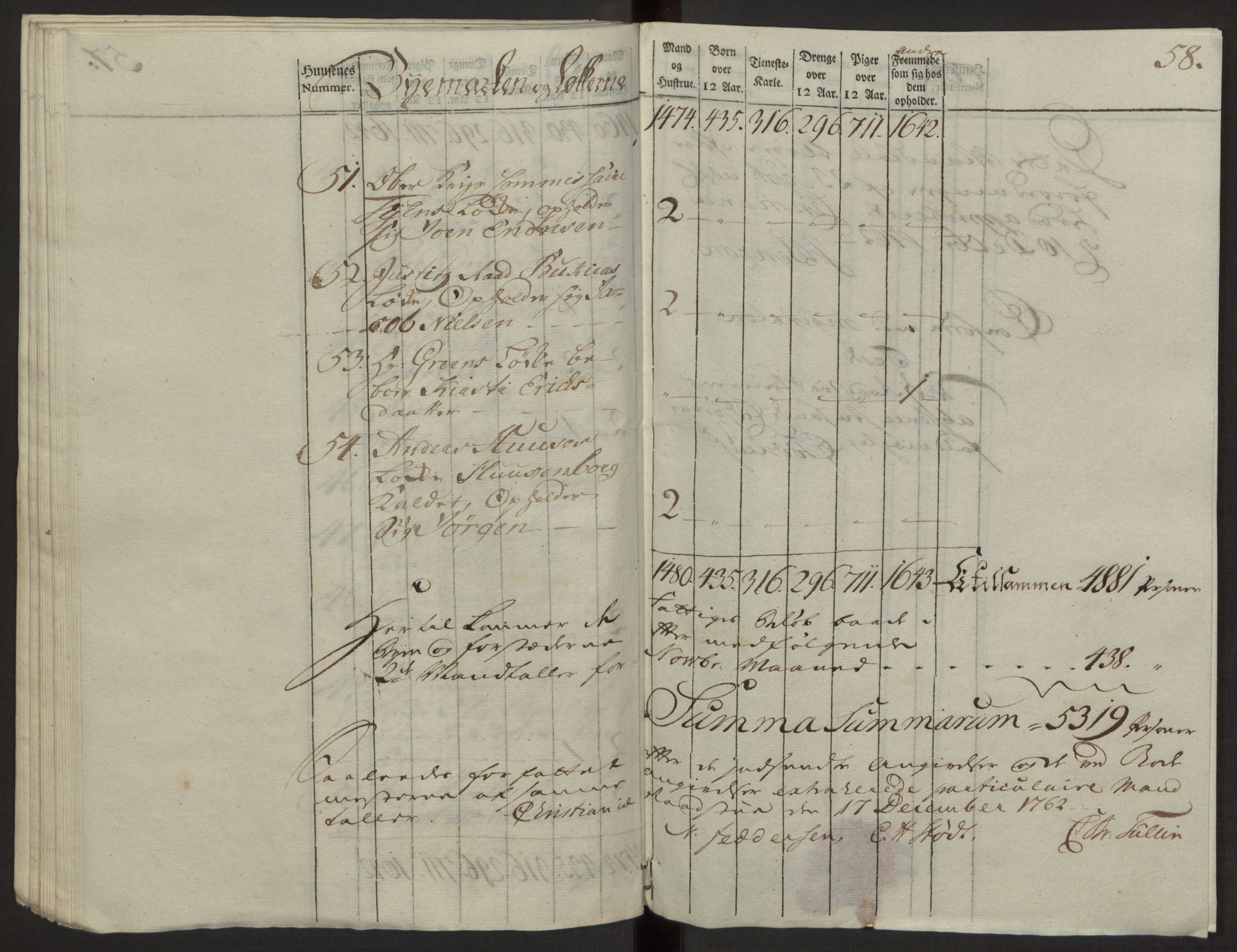 Rentekammeret inntil 1814, Reviderte regnskaper, Byregnskaper, AV/RA-EA-4066/R/Re/L0071/0001: [E13] Kontribusjonsregnskap / Ekstraskatt, 1762, p. 133