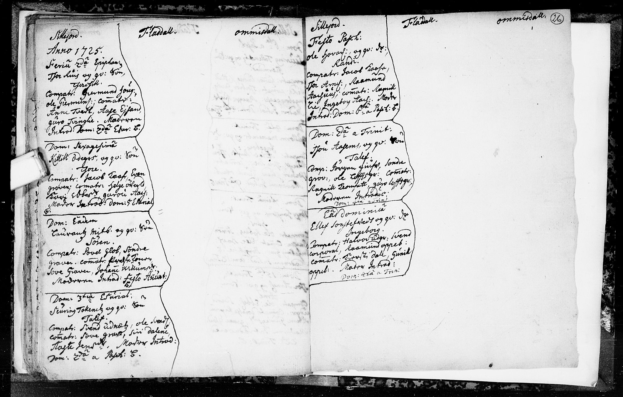 Seljord kirkebøker, SAKO/A-20/F/Fa/L0003: Parish register (official) no. I 3, 1714-1725, p. 26