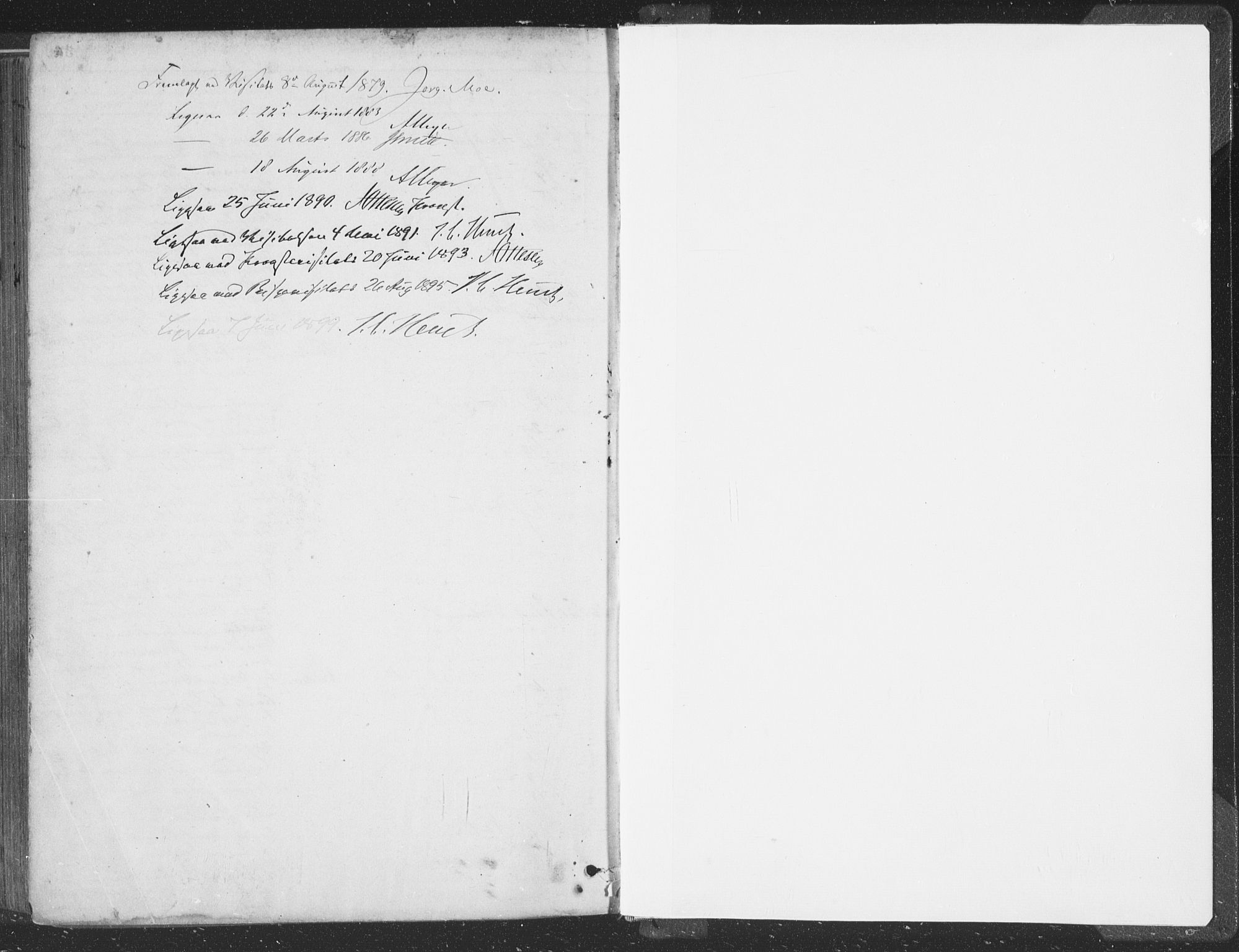 Hå sokneprestkontor, AV/SAST-A-101801/001/30BA/L0010: Parish register (official) no. A 9, 1879-1896