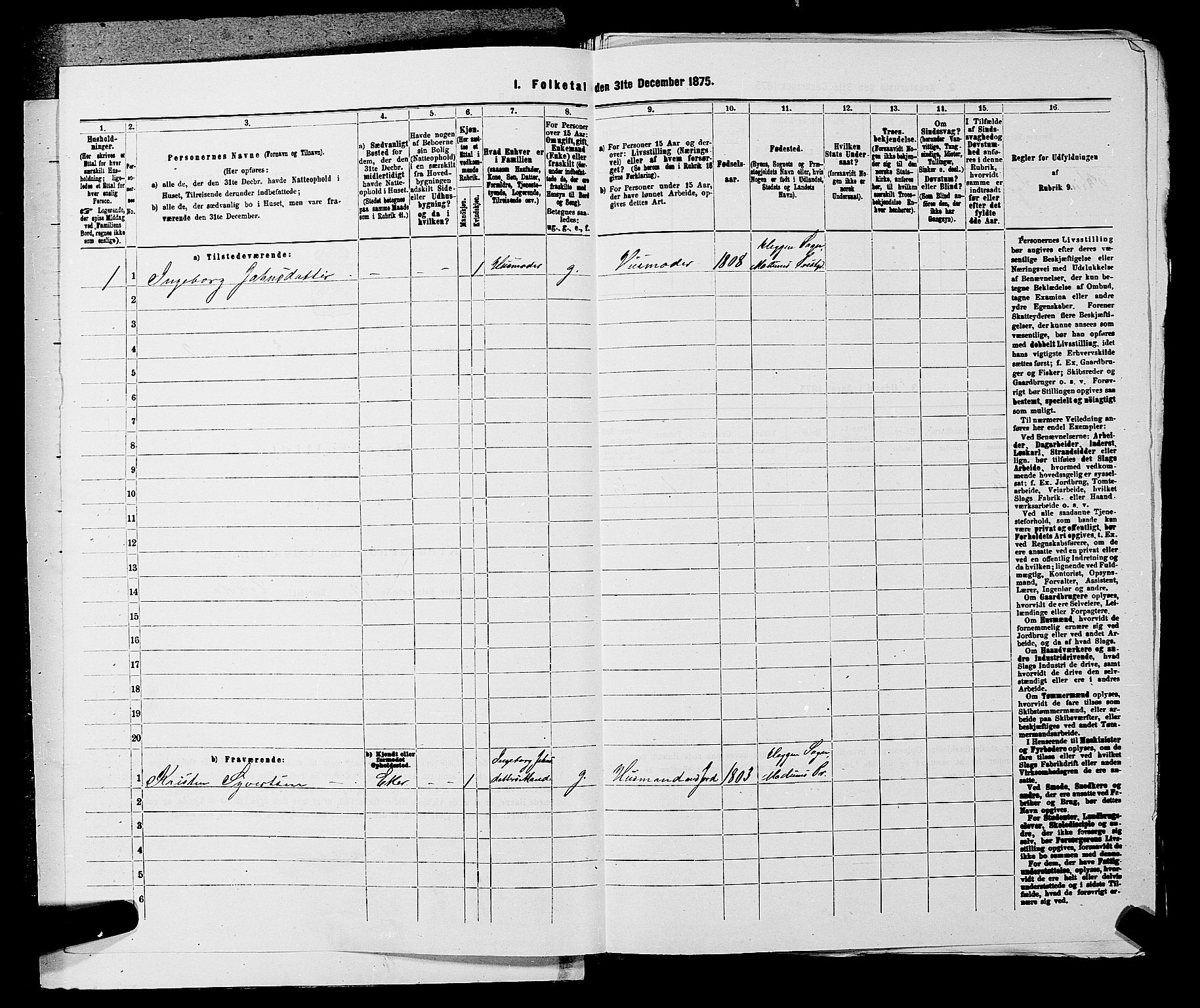 SAKO, 1875 census for 0623P Modum, 1875, p. 560