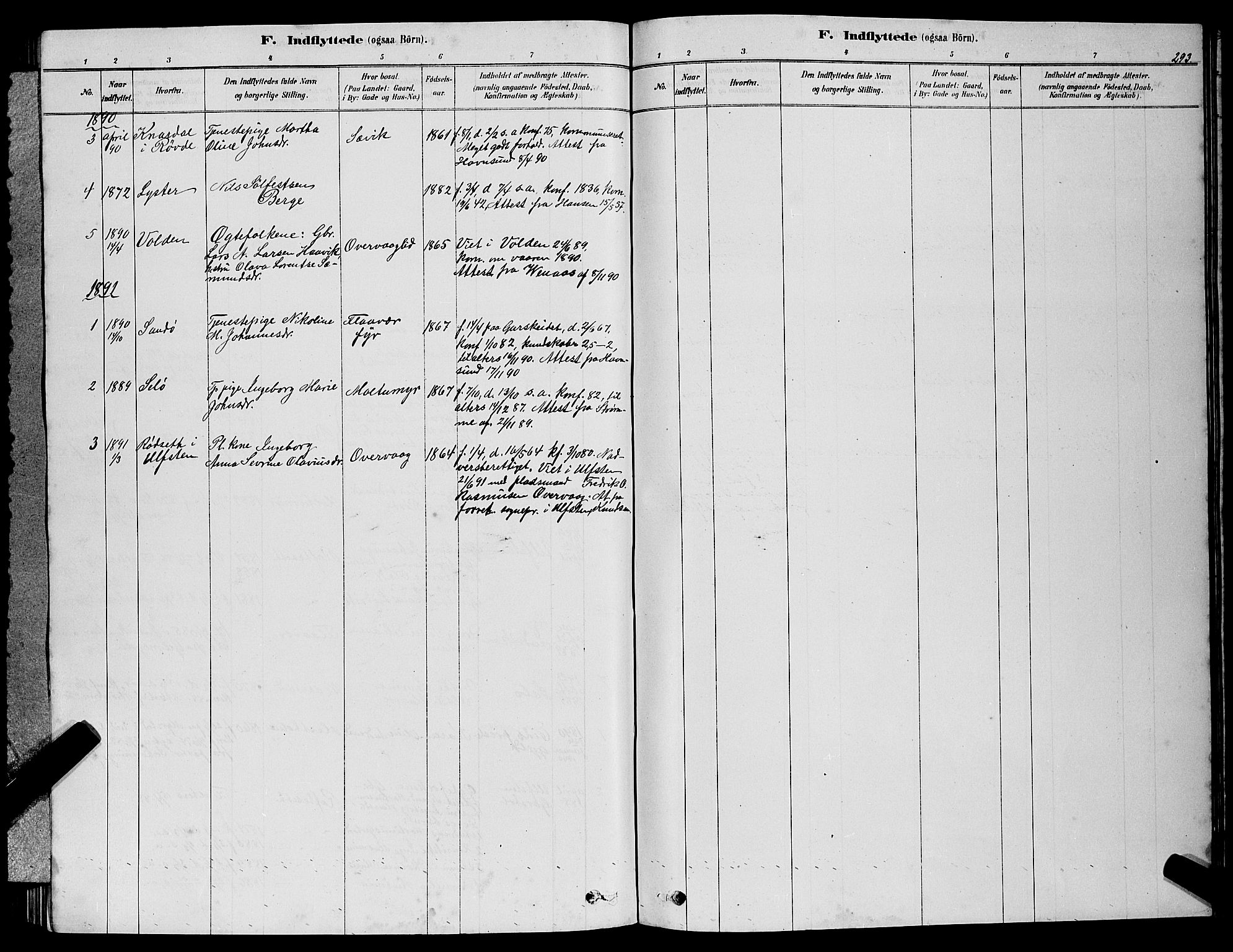 Ministerialprotokoller, klokkerbøker og fødselsregistre - Møre og Romsdal, AV/SAT-A-1454/507/L0081: Parish register (copy) no. 507C04, 1878-1898, p. 293