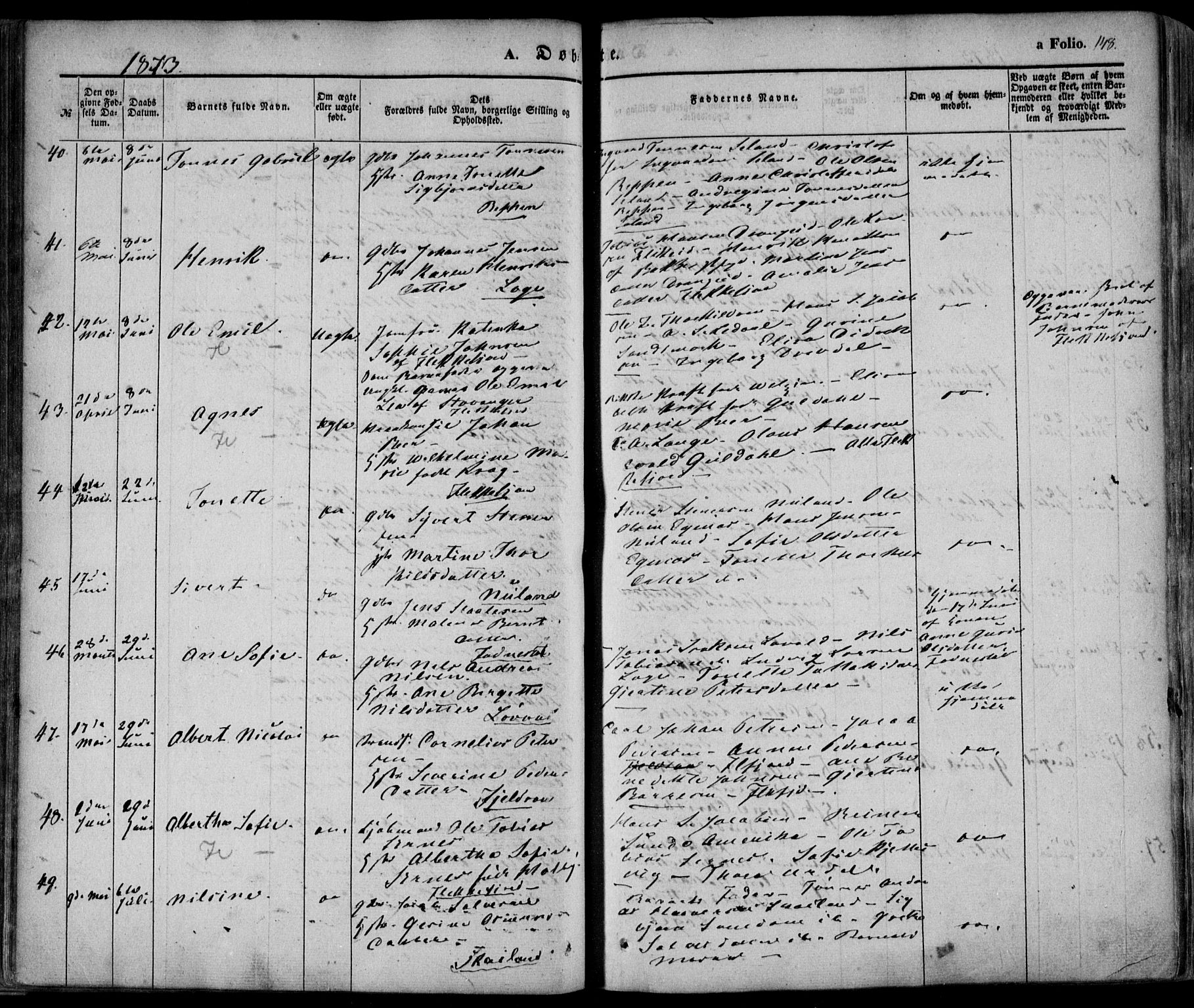 Flekkefjord sokneprestkontor, AV/SAK-1111-0012/F/Fa/Fac/L0005: Parish register (official) no. A 5, 1849-1875, p. 148