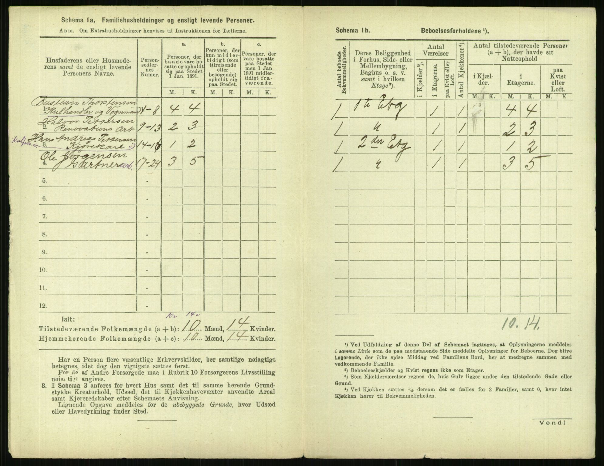 RA, 1891 census for 0301 Kristiania, 1891, p. 116075