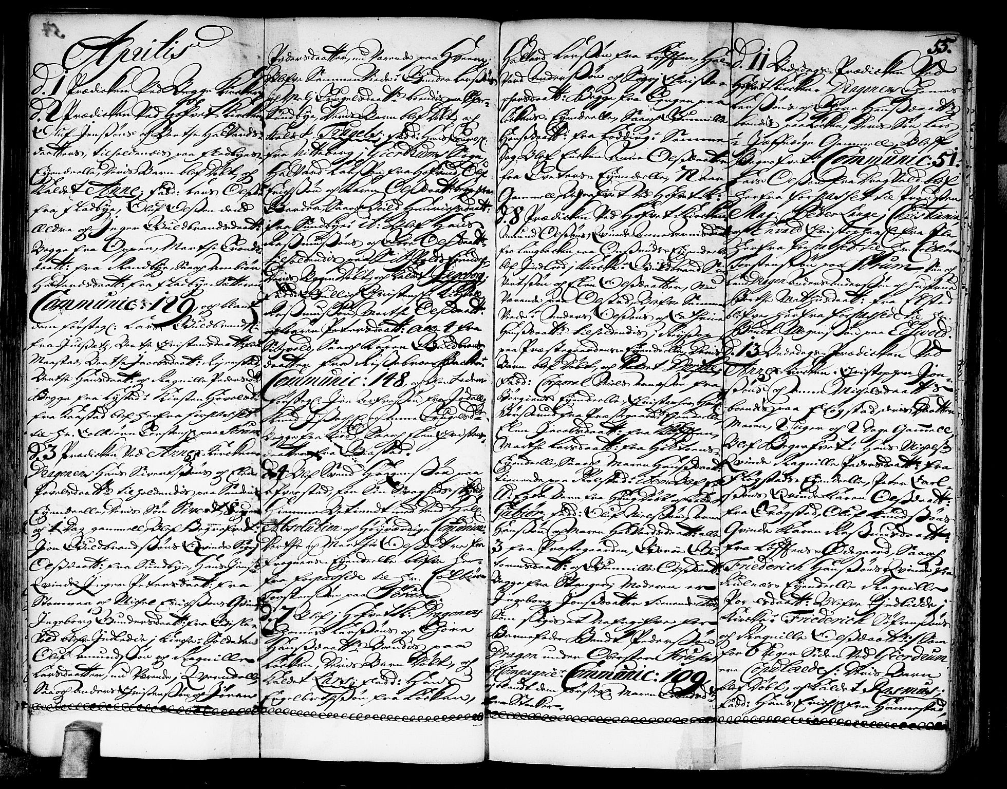 Ullensaker prestekontor Kirkebøker, AV/SAO-A-10236a/F/Fa/L0003: Parish register (official) no. I 3, 1711-1720, p. 55