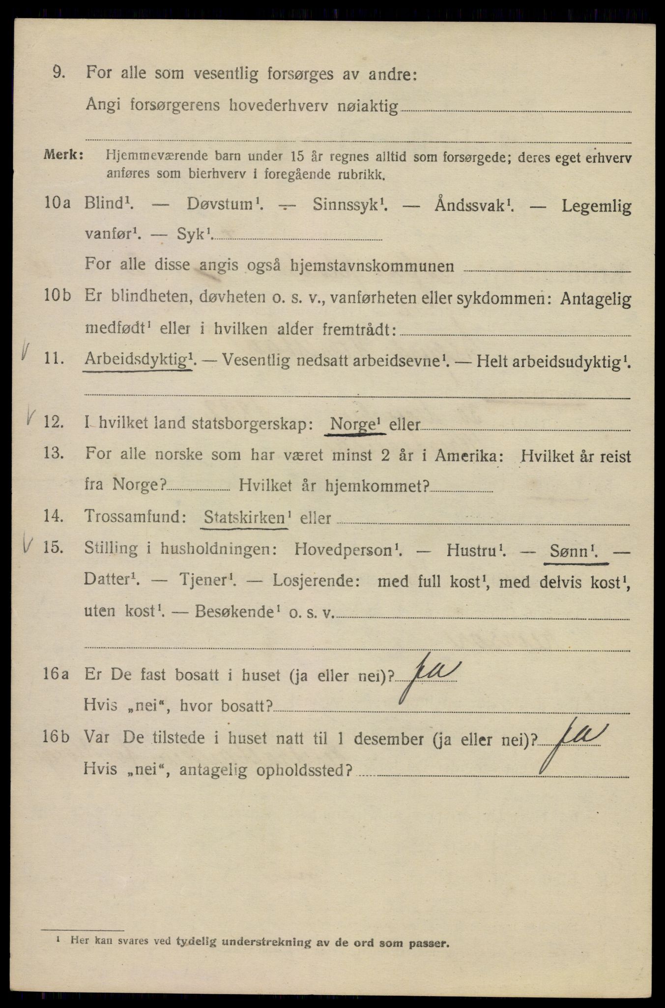 SAO, 1920 census for Kristiania, 1920, p. 527004