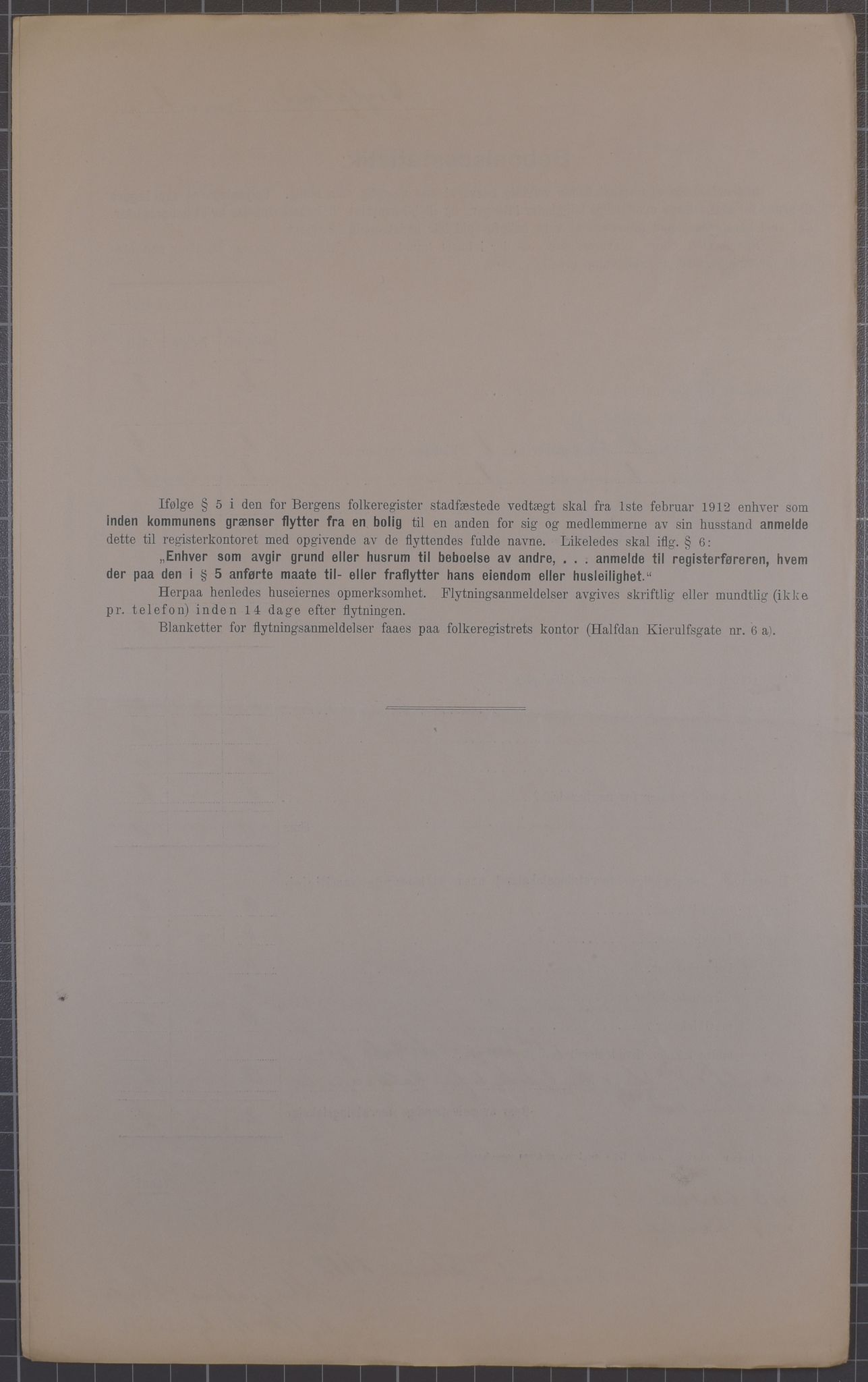 SAB, Municipal Census 1912 for Bergen, 1912, p. 1569