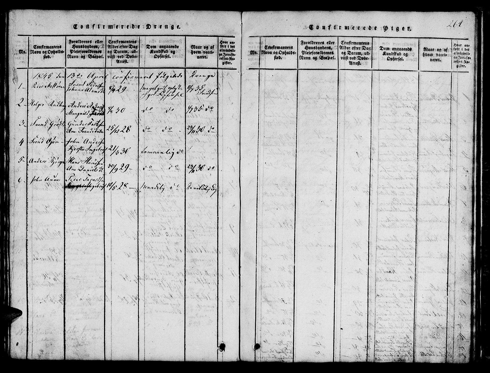 Ministerialprotokoller, klokkerbøker og fødselsregistre - Sør-Trøndelag, SAT/A-1456/685/L0976: Parish register (copy) no. 685C01, 1817-1878, p. 264