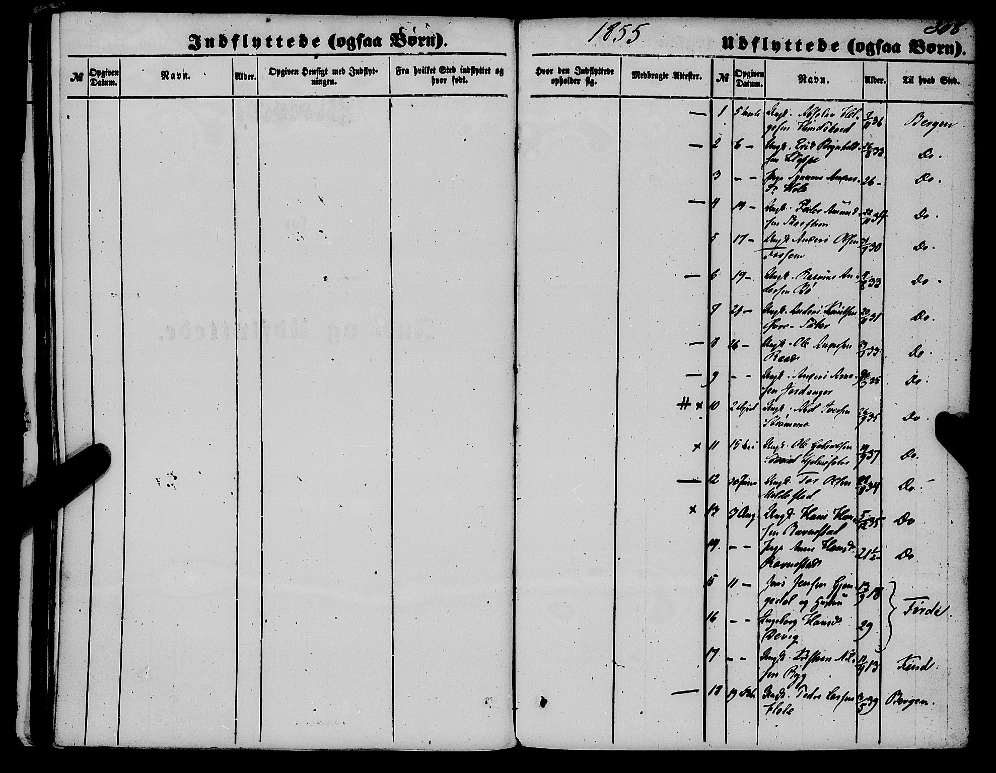 Gloppen sokneprestembete, SAB/A-80101/H/Haa/Haaa/L0009: Parish register (official) no. A 9, 1855-1870, p. 308