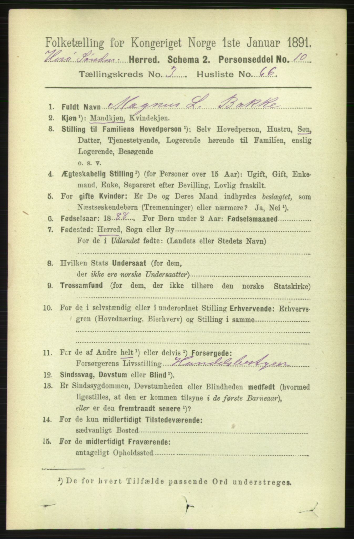 RA, 1891 census for 1515 Herøy, 1891, p. 1422