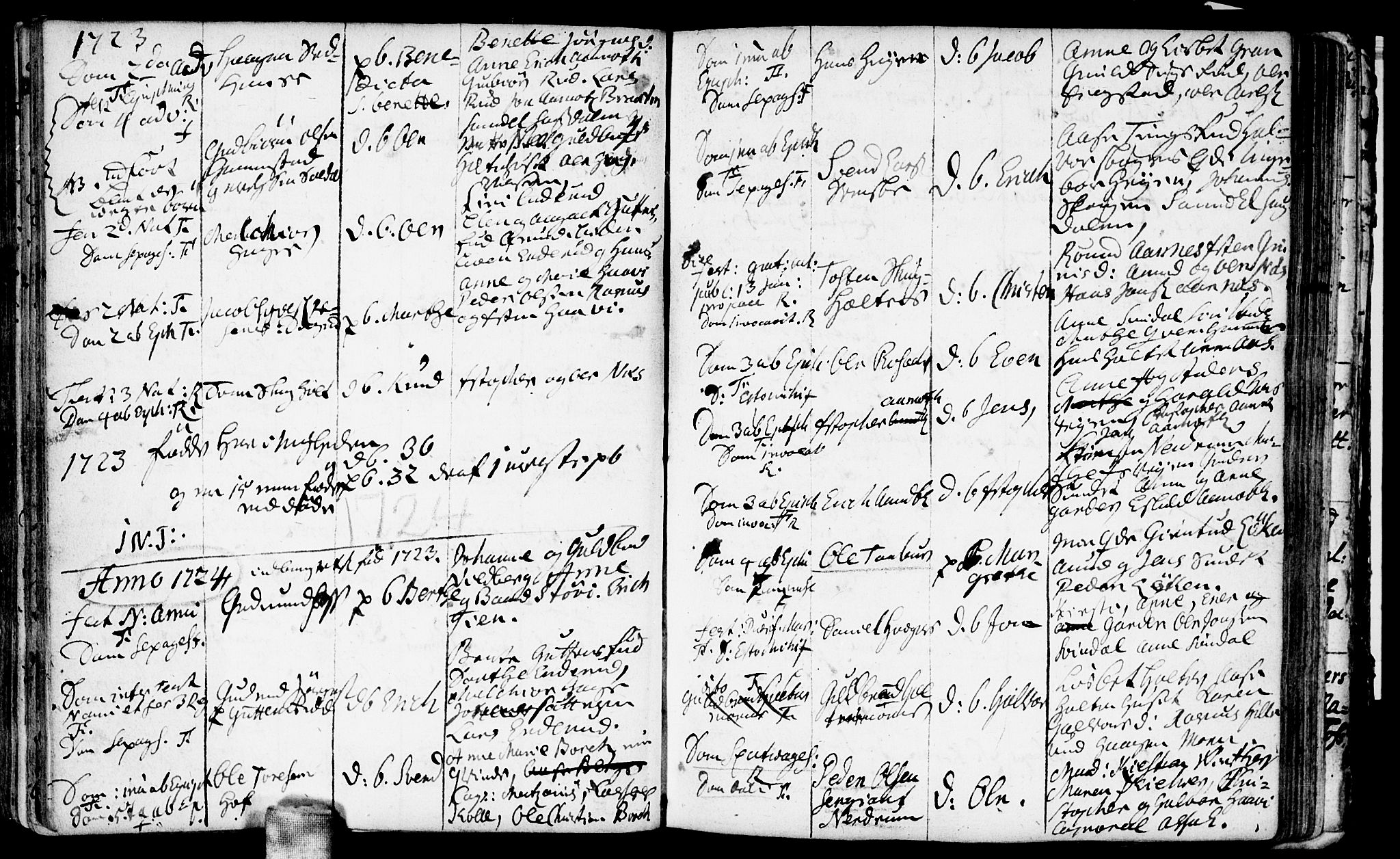 Fet prestekontor Kirkebøker, AV/SAO-A-10370a/F/Fa/L0001: Parish register (official) no. I 1, 1716-1751, p. 68