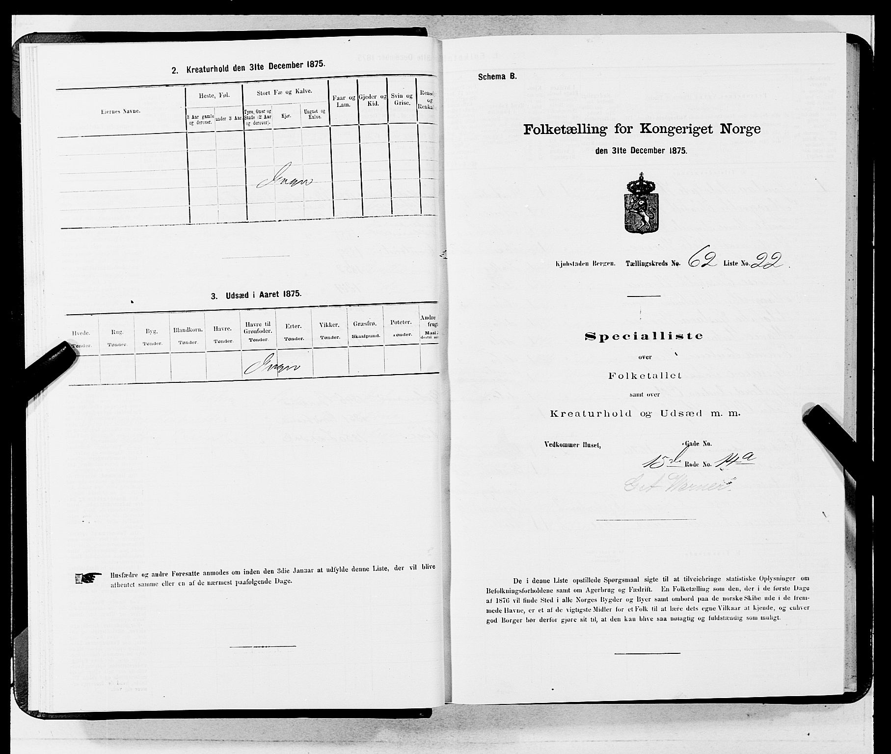 SAB, 1875 census for 1301 Bergen, 1875, p. 3328