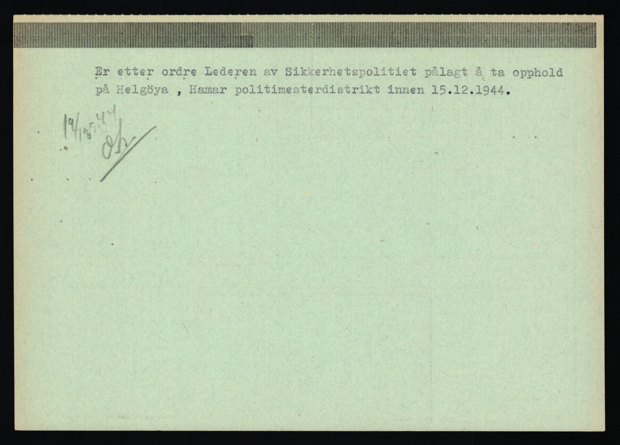 Statspolitiet - Hovedkontoret / Osloavdelingen, AV/RA-S-1329/C/Ca/L0016: Uberg - Øystese, 1943-1945, p. 430