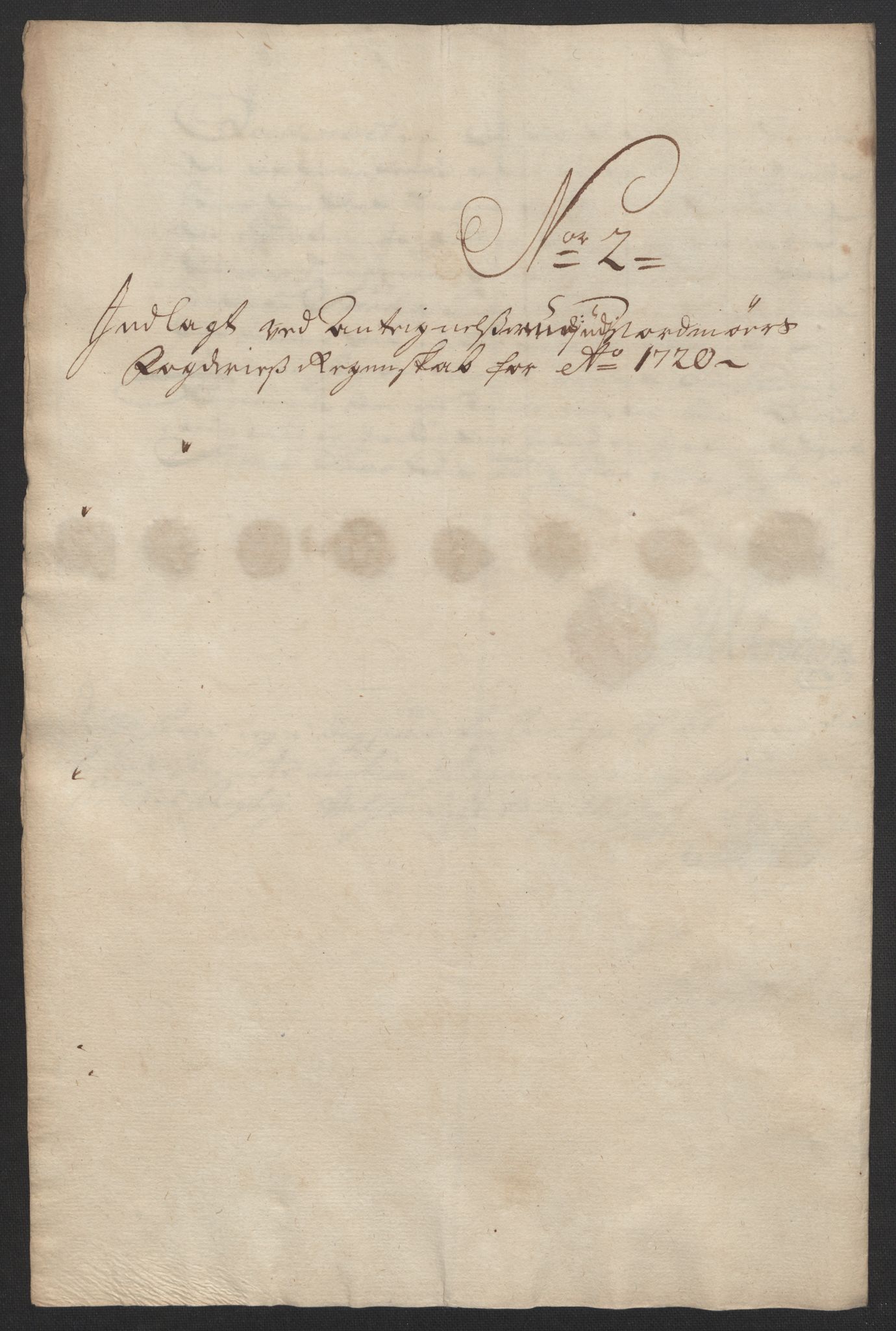Rentekammeret inntil 1814, Reviderte regnskaper, Fogderegnskap, RA/EA-4092/R56/L3753: Fogderegnskap Nordmøre, 1720, p. 578
