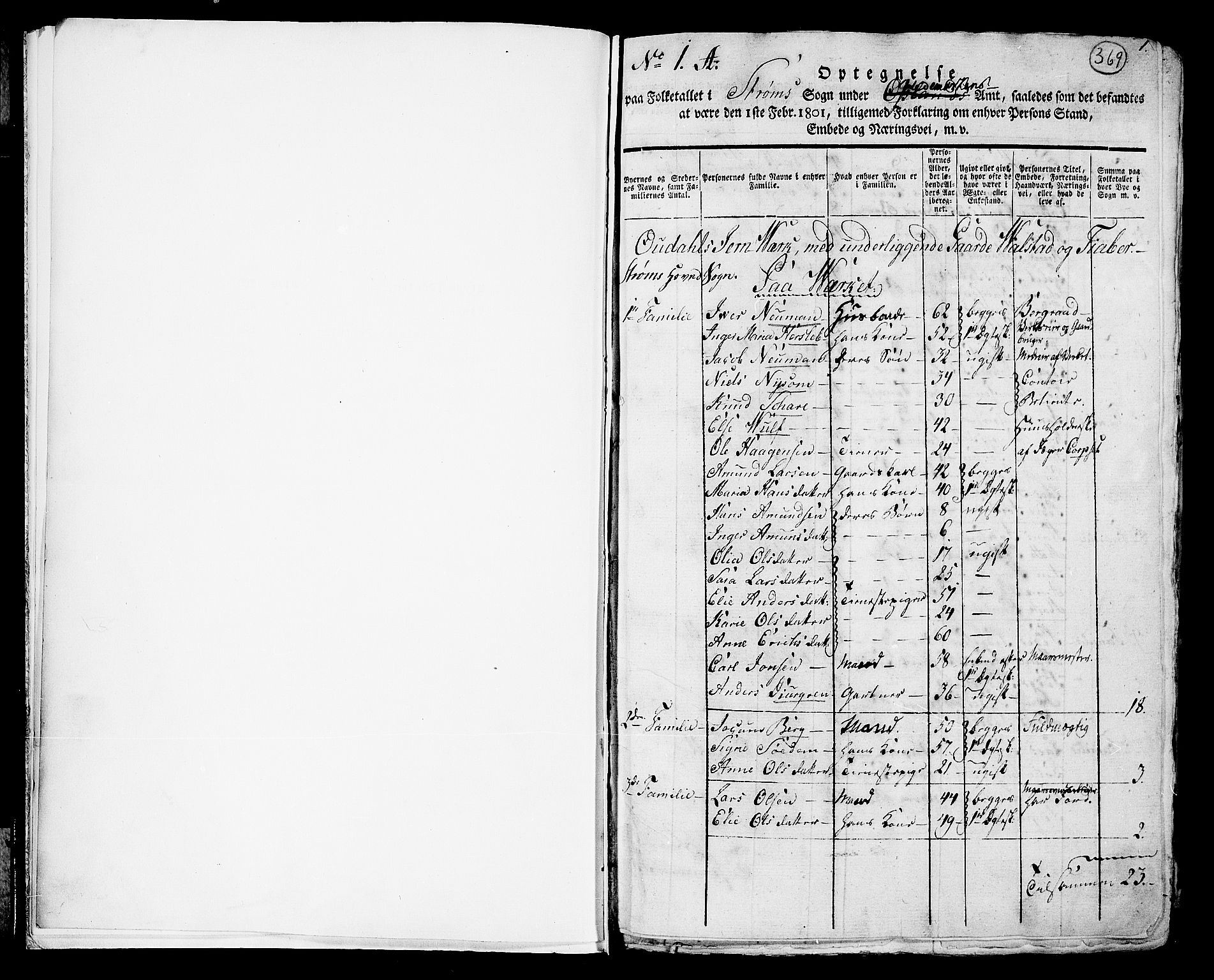 RA, 1801 census for 0419P Strøm, 1801, p. 369a