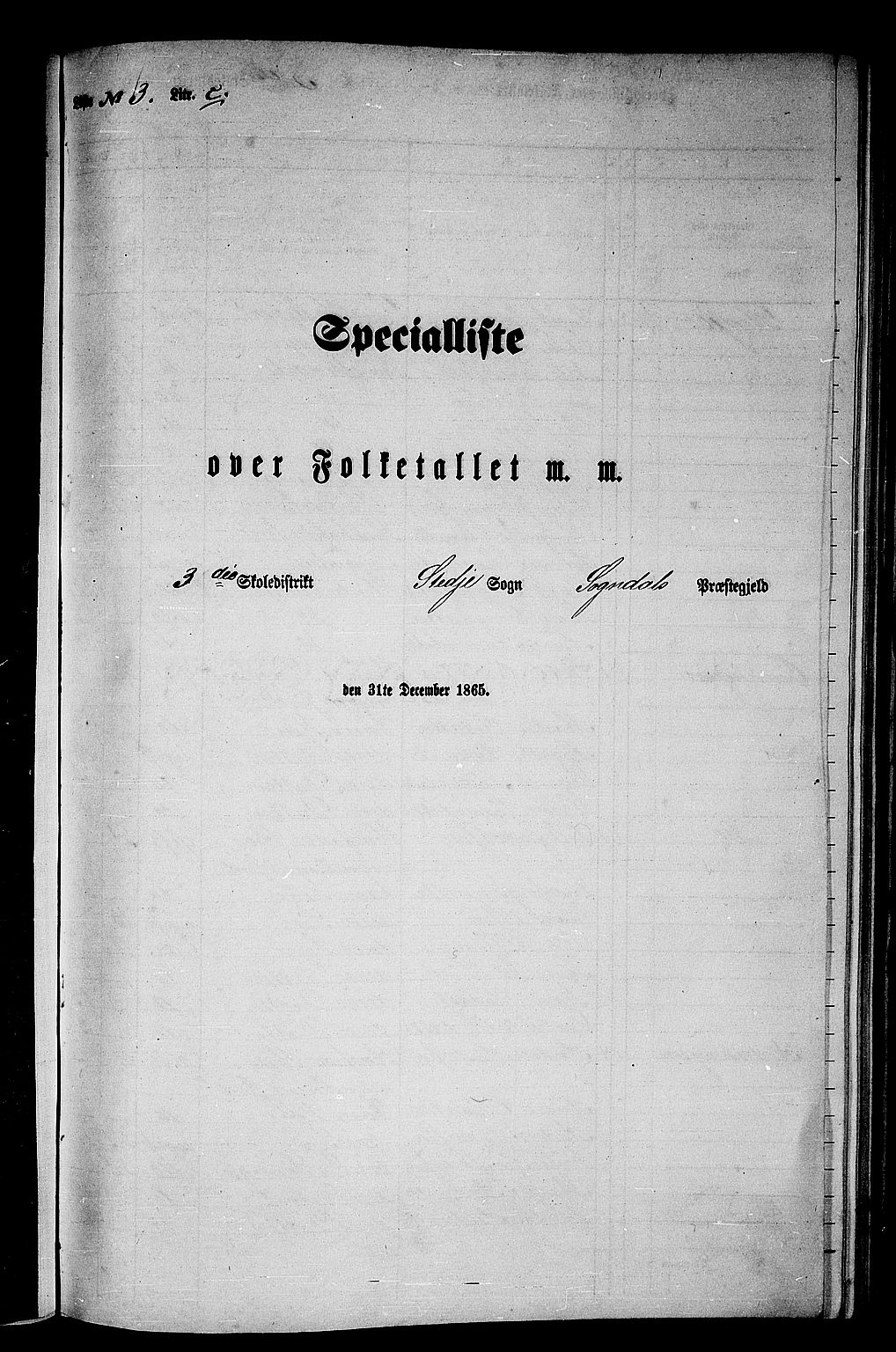 RA, 1865 census for Sogndal, 1865, p. 67