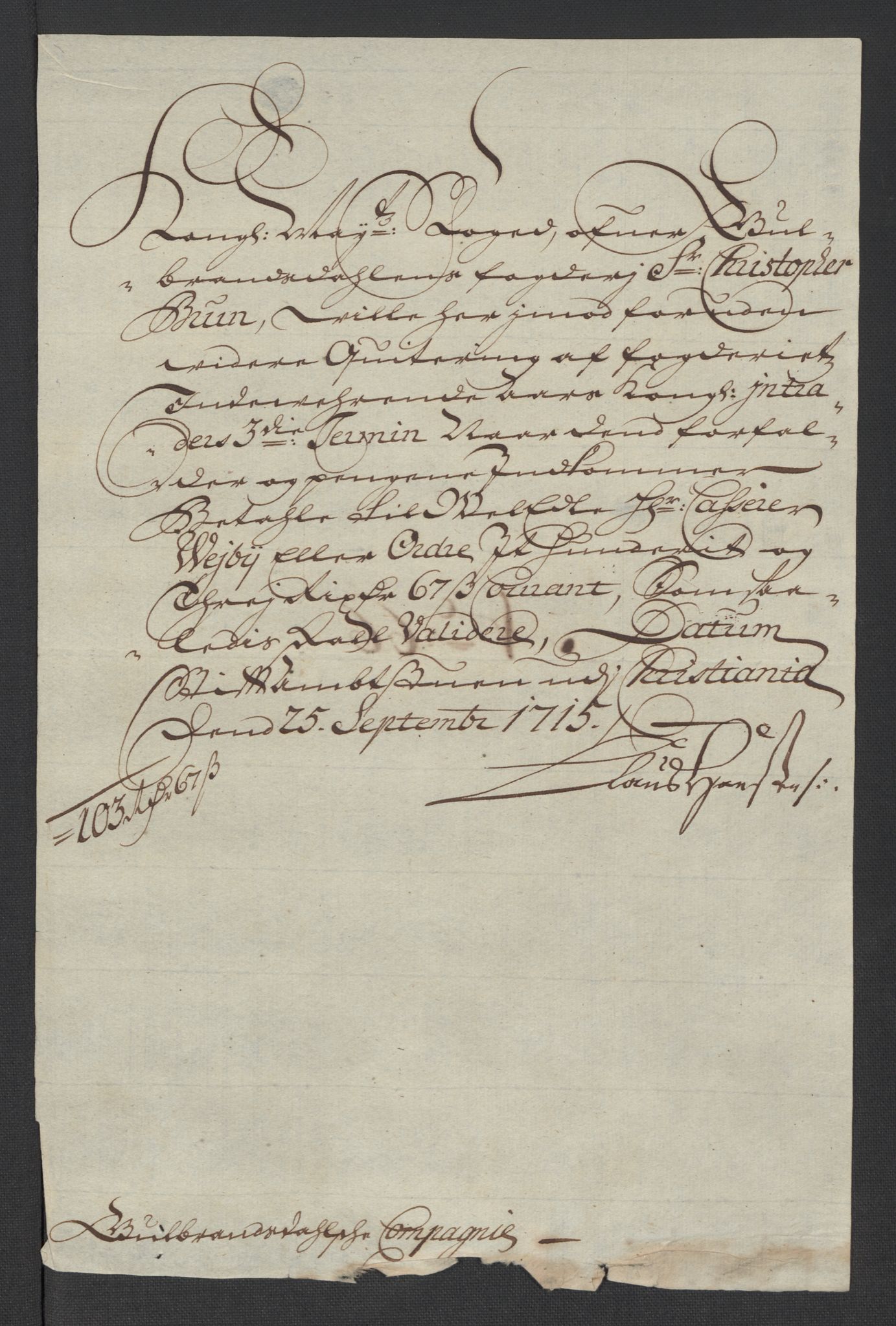 Rentekammeret inntil 1814, Reviderte regnskaper, Fogderegnskap, AV/RA-EA-4092/R17/L1184: Fogderegnskap Gudbrandsdal, 1715, p. 282