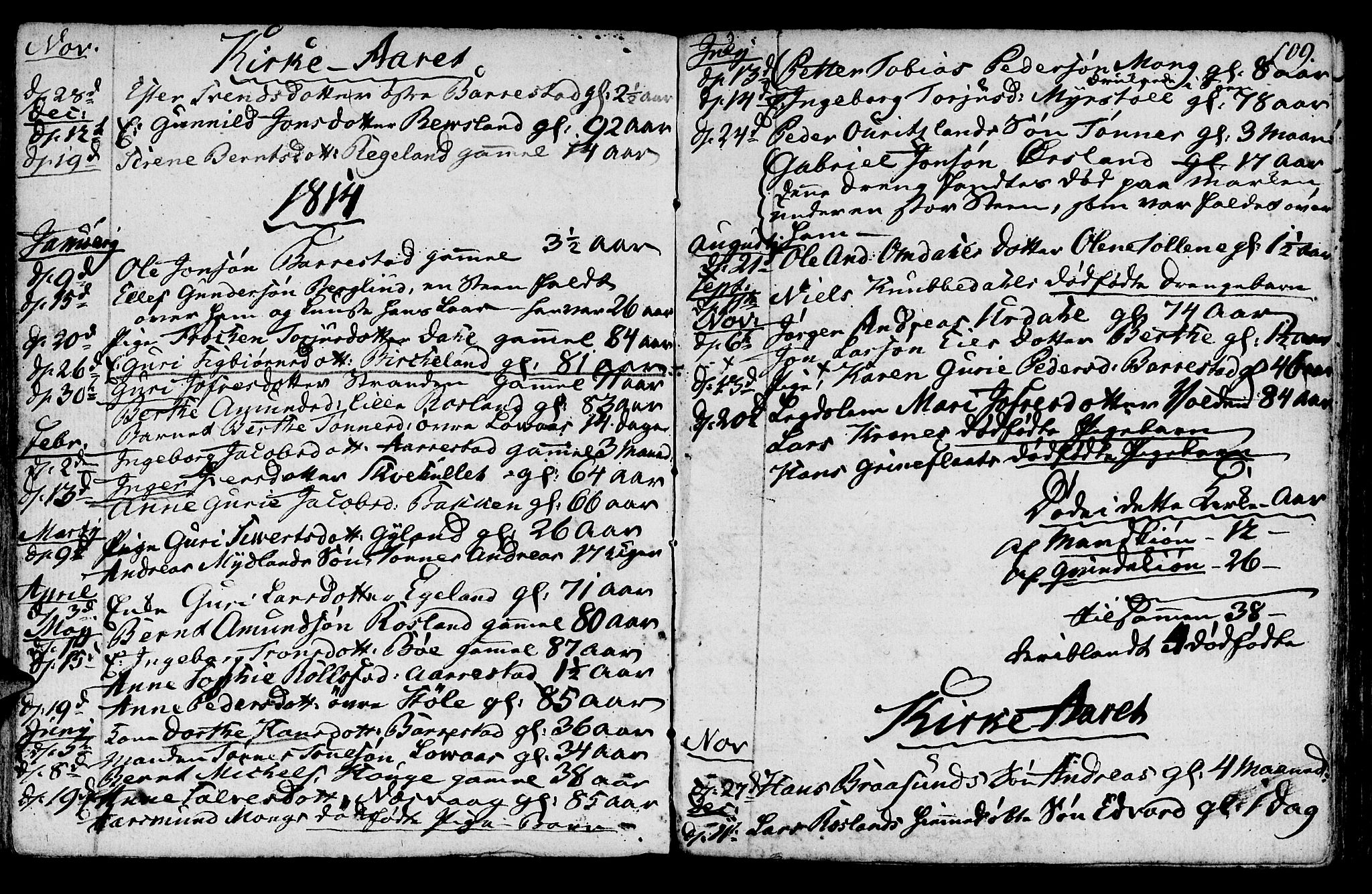 Sokndal sokneprestkontor, SAST/A-101808: Parish register (official) no. A 5, 1806-1826, p. 109