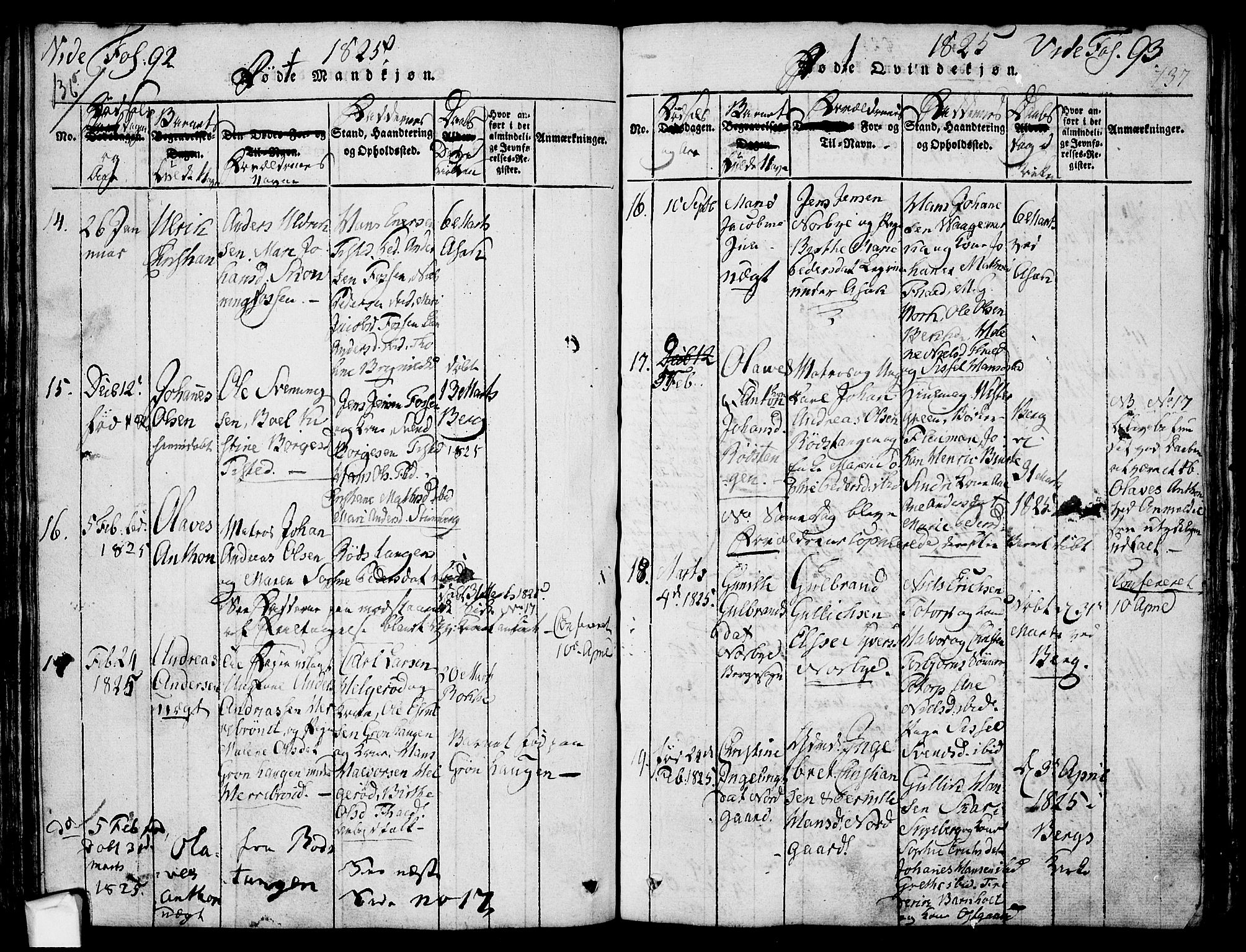 Berg prestekontor Kirkebøker, SAO/A-10902/F/Fa/L0002: Parish register (official) no. I 2, 1815-1831, p. 137