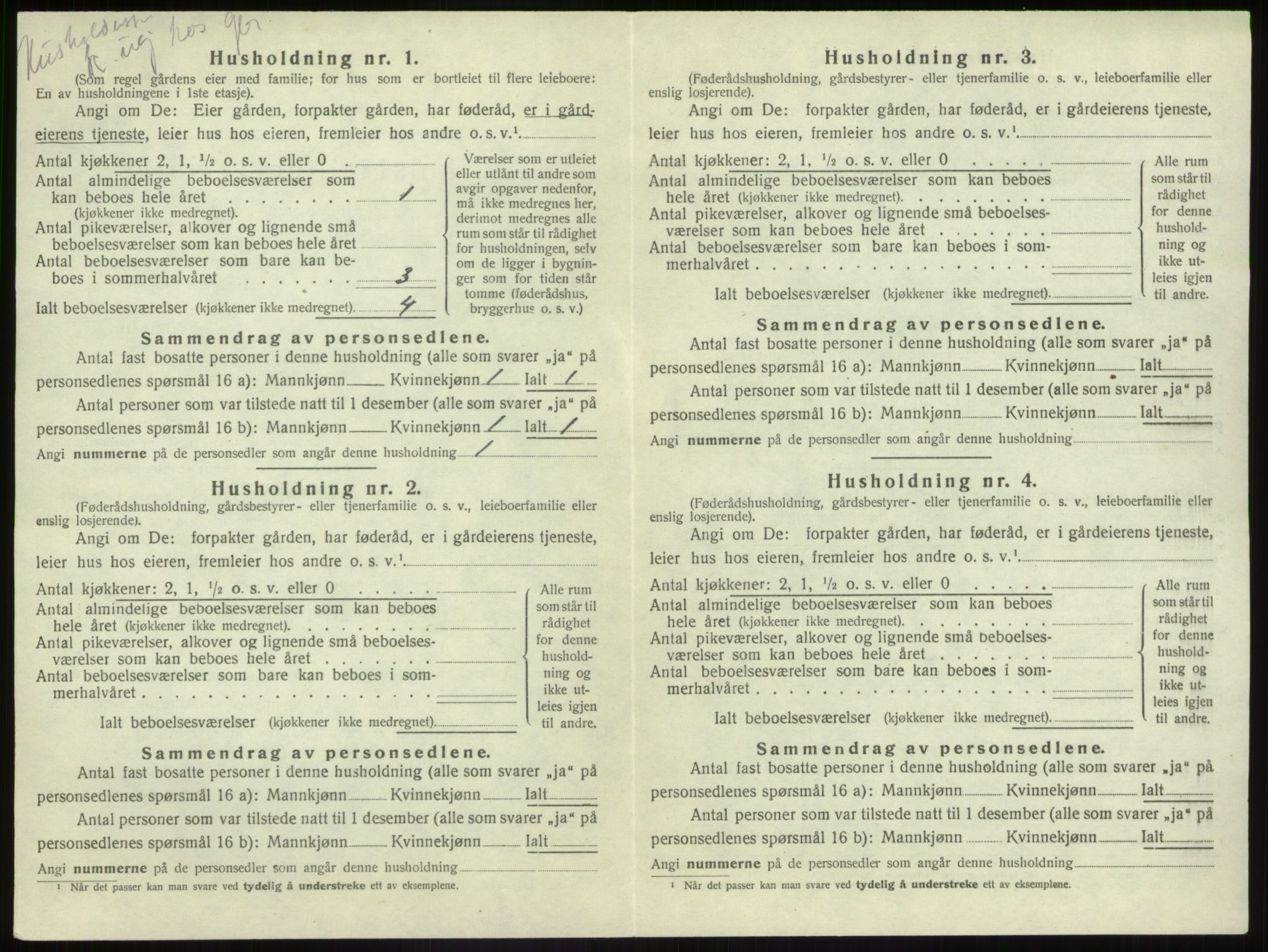 SAB, 1920 census for Førde, 1920, p. 683