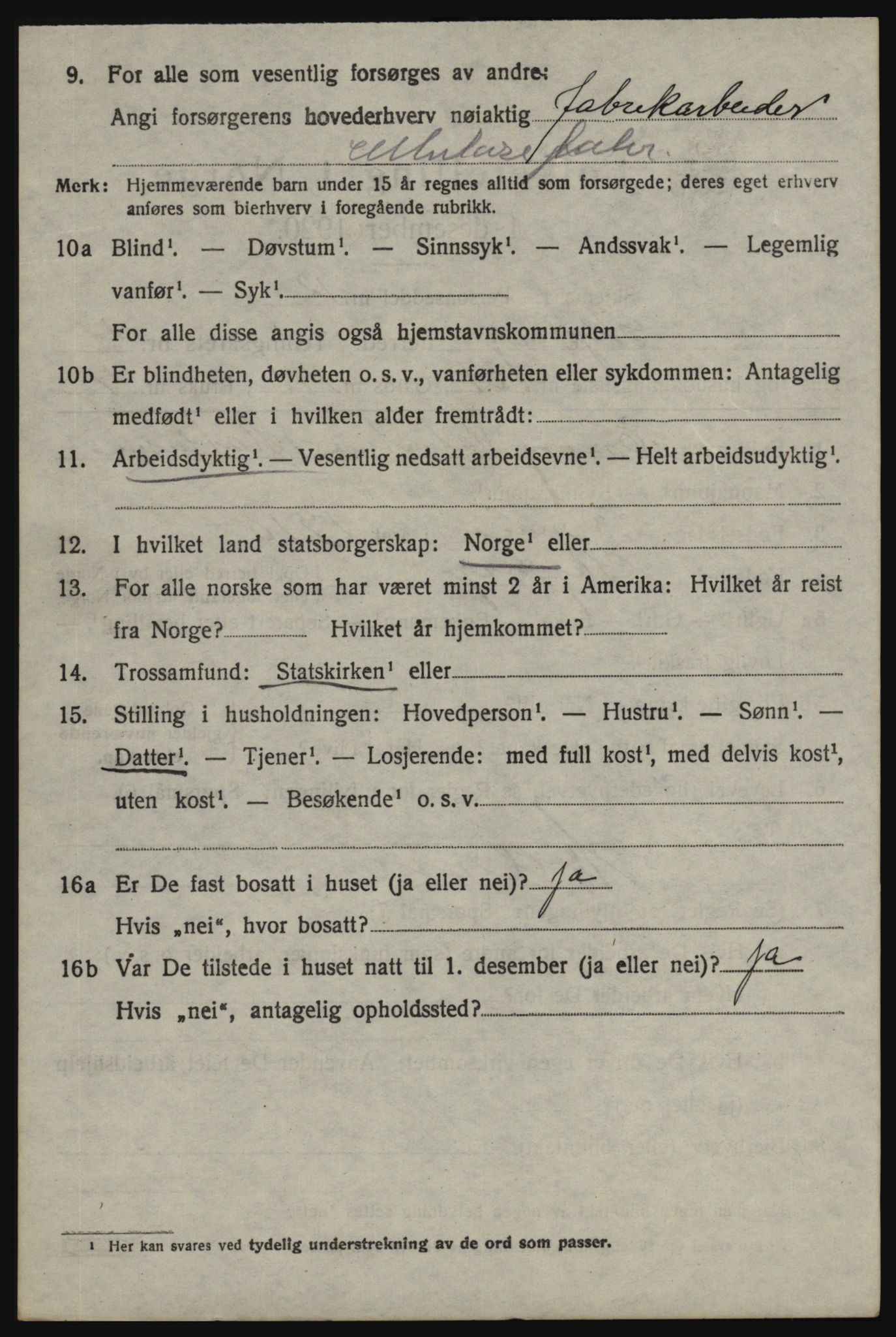 SAO, 1920 census for Skjeberg, 1920, p. 5408