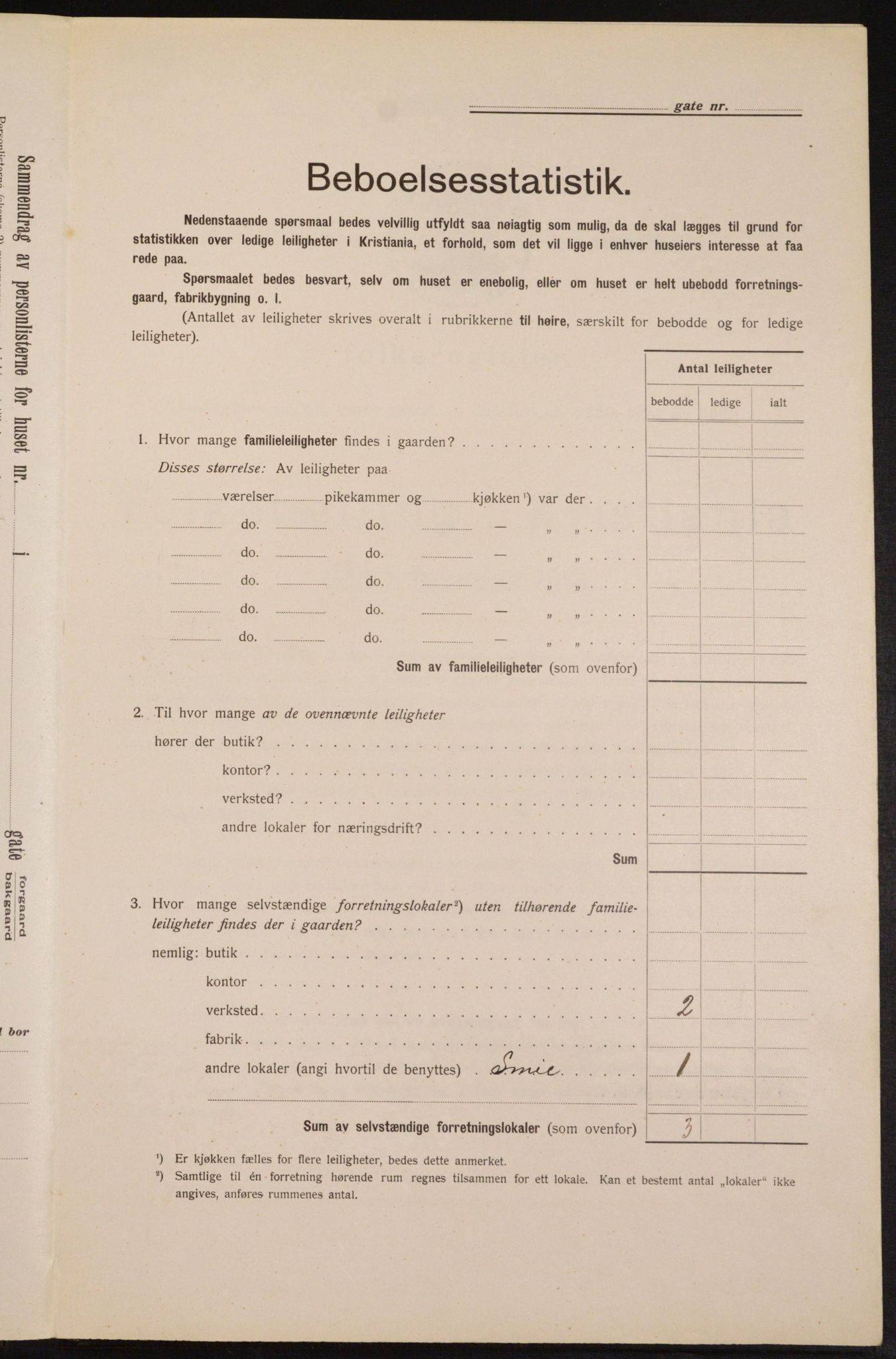 OBA, Municipal Census 1913 for Kristiania, 1913, p. 23013