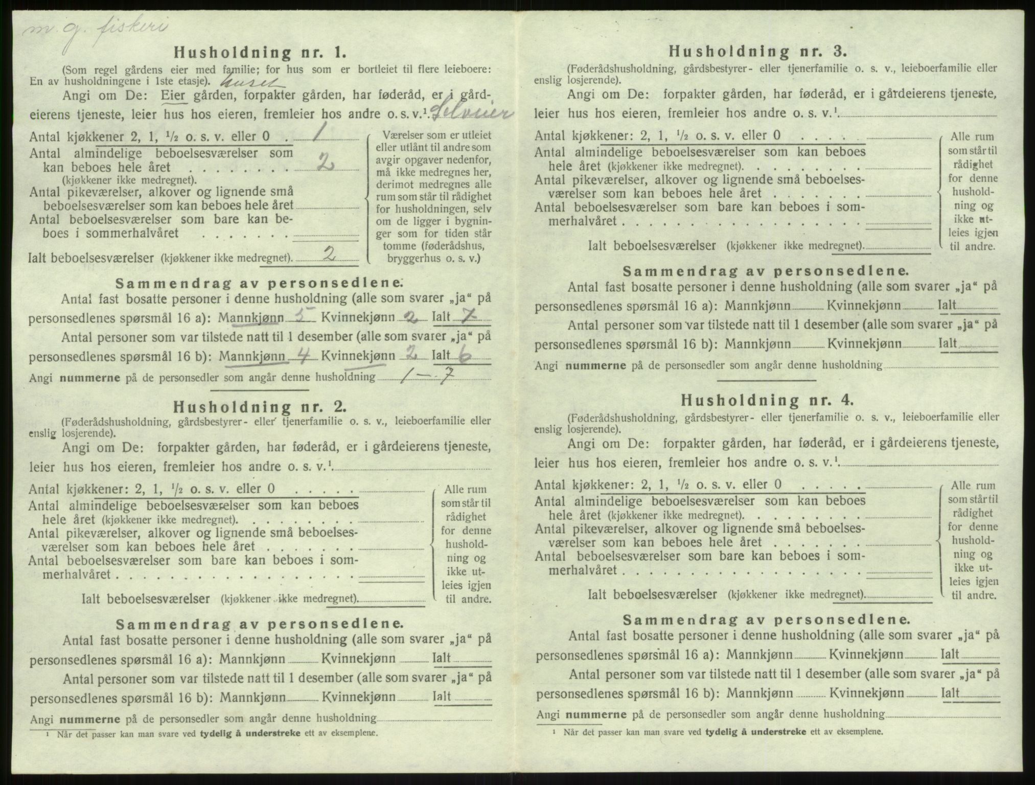 SAB, 1920 census for Solund, 1920, p. 617