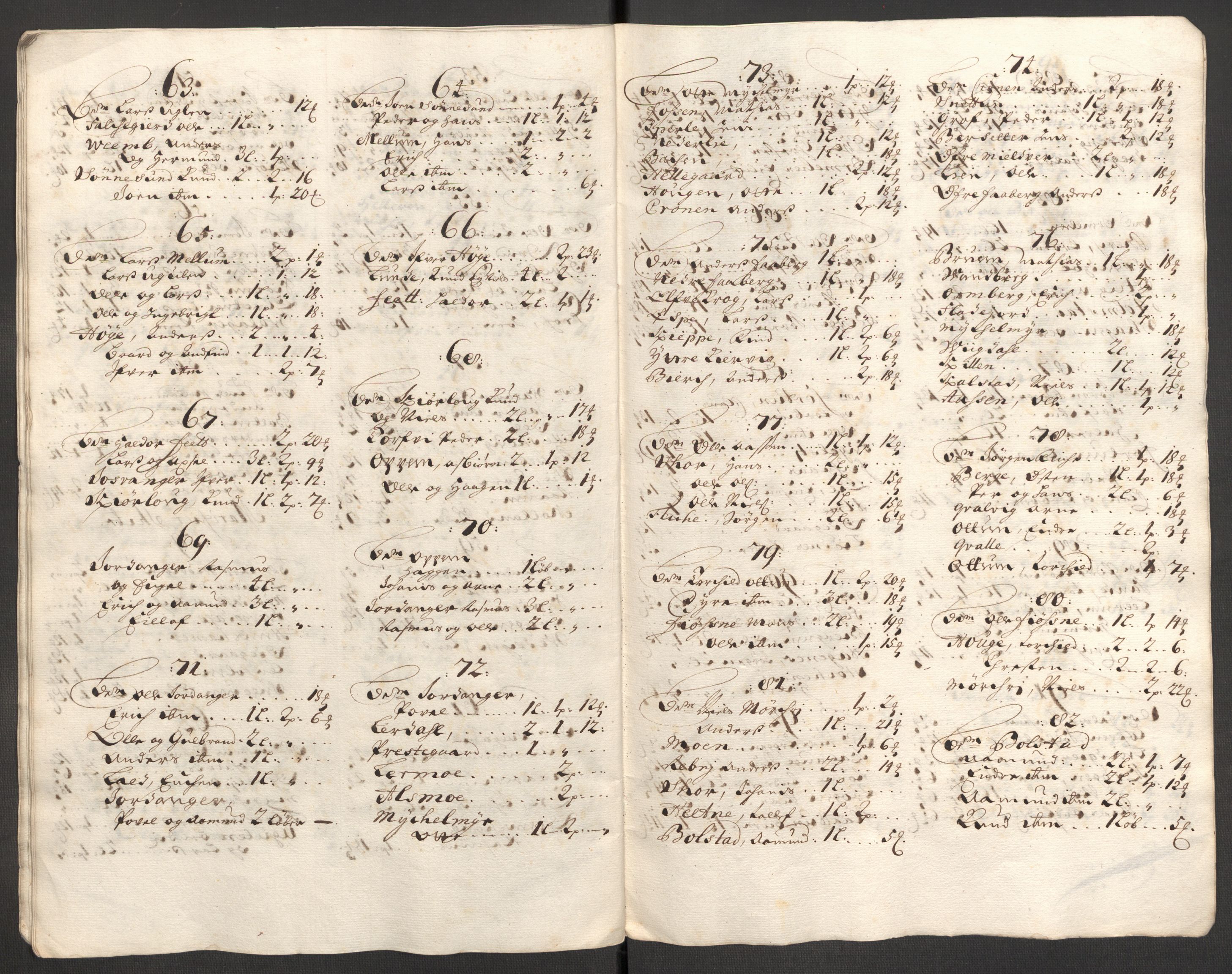 Rentekammeret inntil 1814, Reviderte regnskaper, Fogderegnskap, RA/EA-4092/R52/L3314: Fogderegnskap Sogn, 1705-1707, p. 342