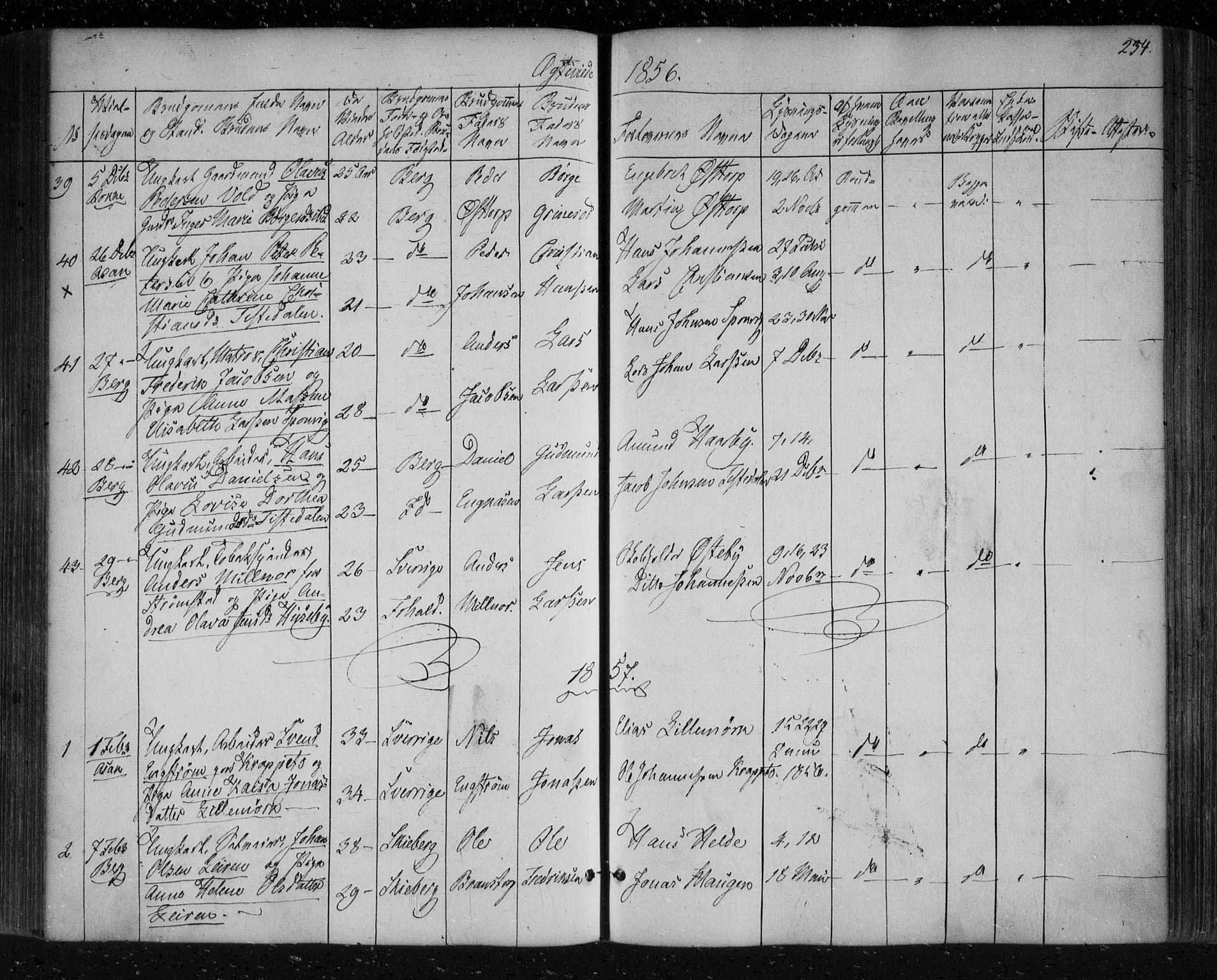 Berg prestekontor Kirkebøker, SAO/A-10902/F/Fa/L0004: Parish register (official) no. I 4, 1843-1860, p. 234