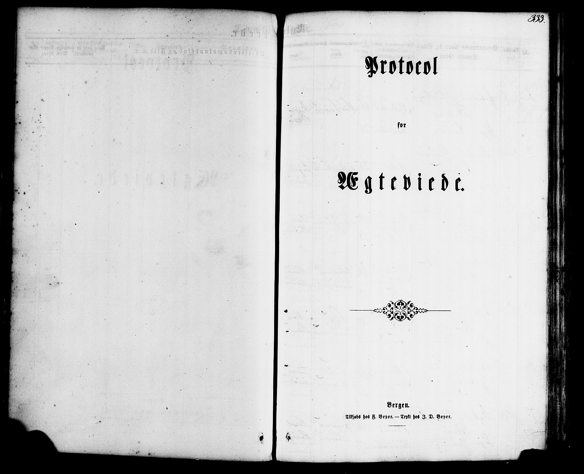 Gaular sokneprestembete, AV/SAB-A-80001/H/Haa: Parish register (official) no. A 5, 1860-1881, p. 333