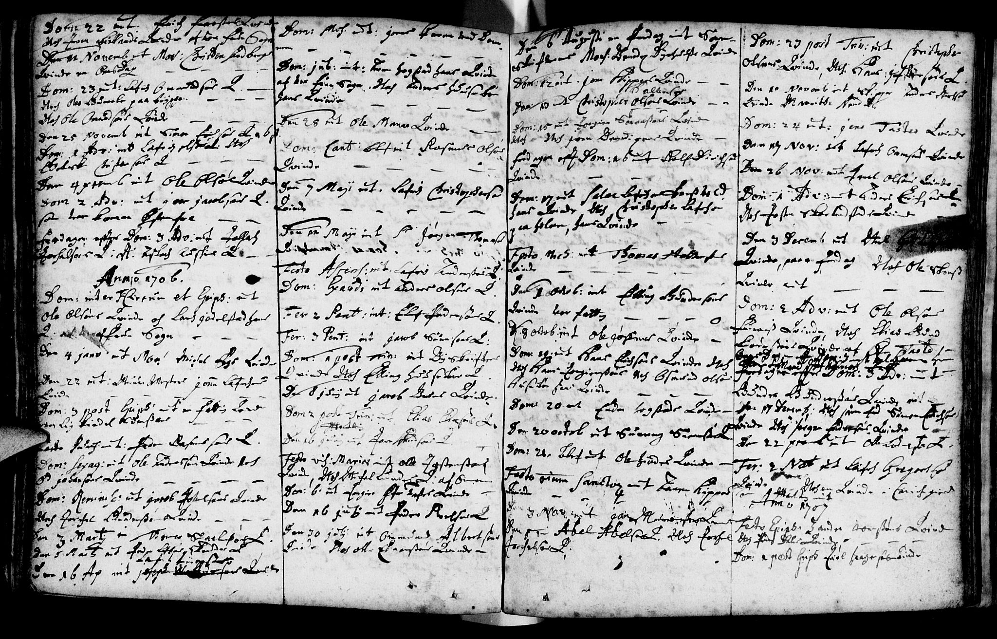 Domkirken sokneprestkontor, AV/SAST-A-101812/001/30/30BA/L0001: Parish register (official) no. A 1 /1, 1688-1727