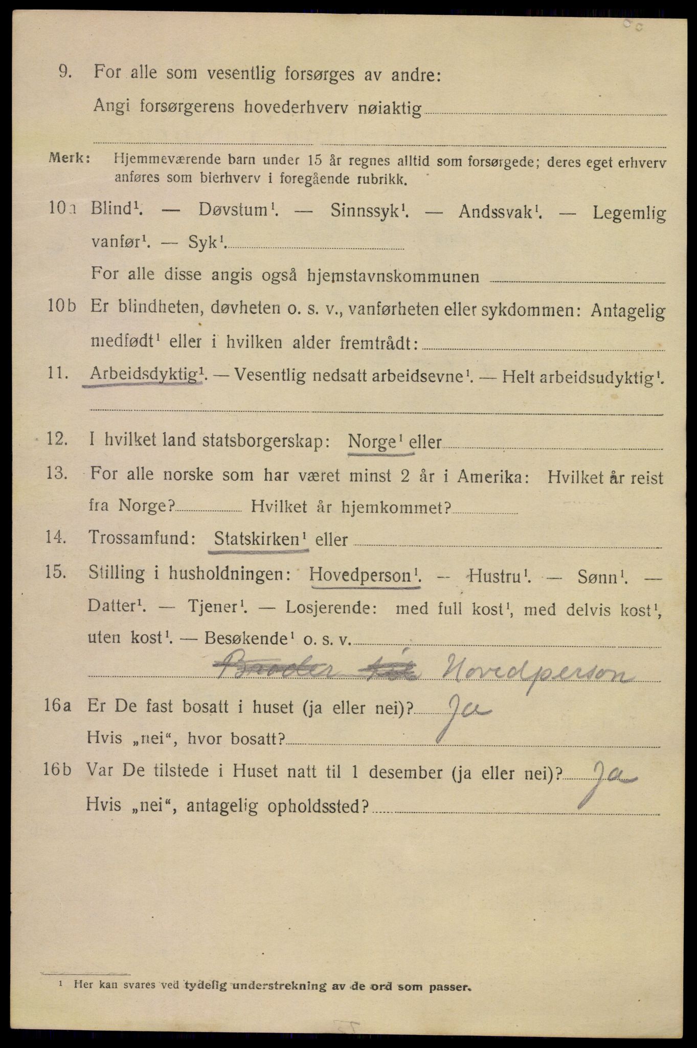SAKO, 1920 census for Kragerø, 1920, p. 13028