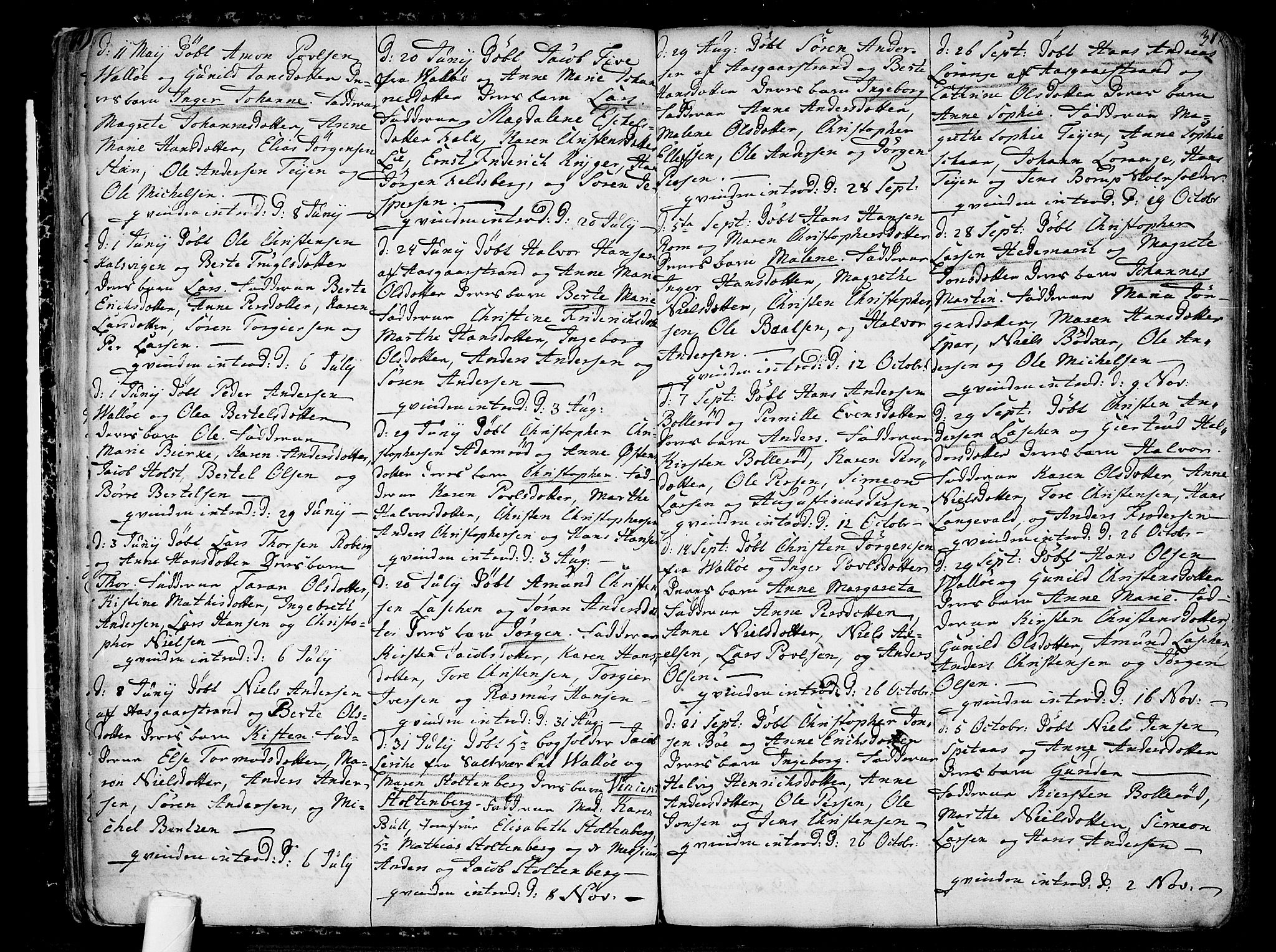 Sem kirkebøker, AV/SAKO-A-5/F/Fb/L0002: Parish register (official) no. II 2, 1764-1792, p. 31