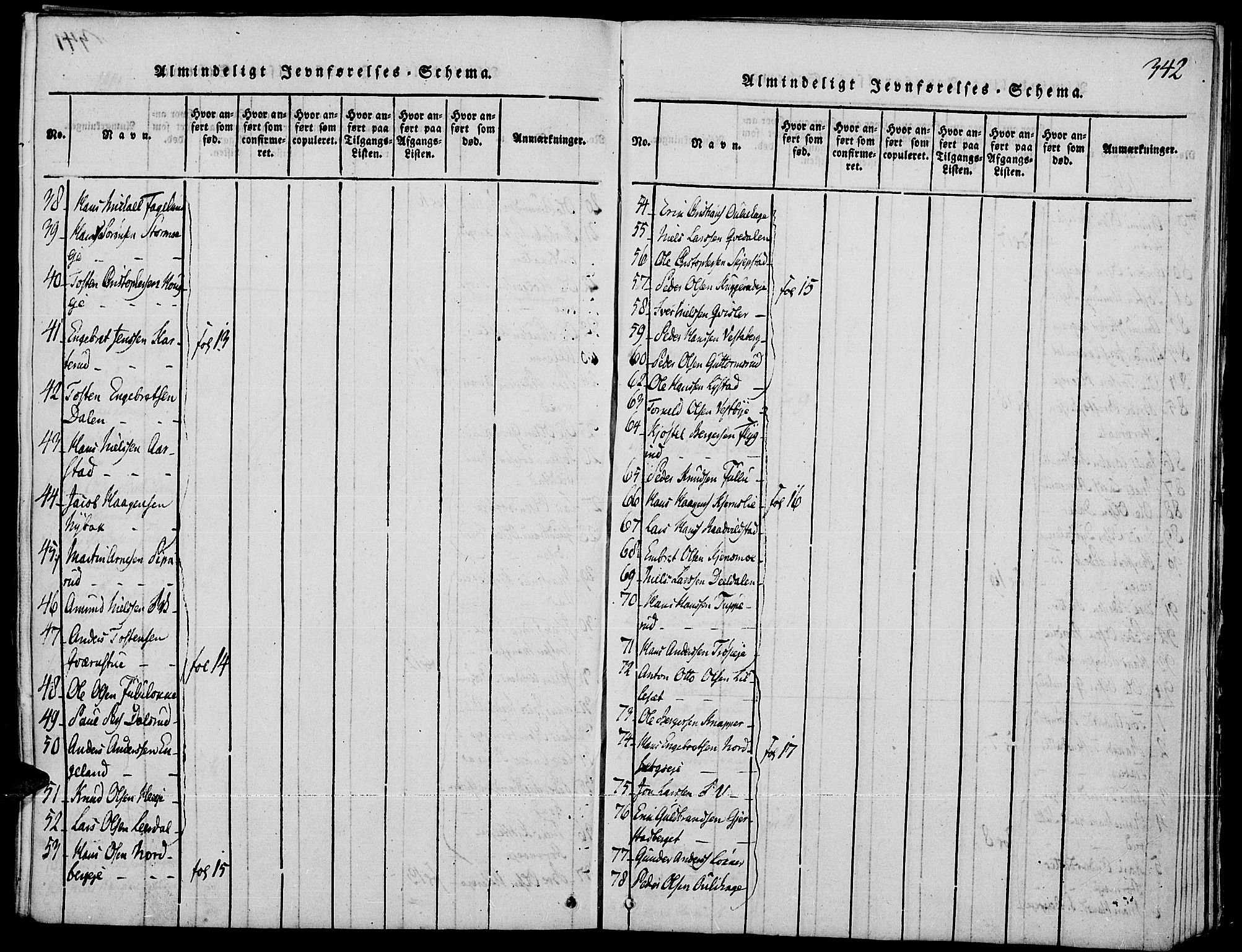 Strøm-Odalen prestekontor, AV/SAH-PREST-028/H/Ha/Haa/L0006: Parish register (official) no. 6, 1814-1850, p. 342