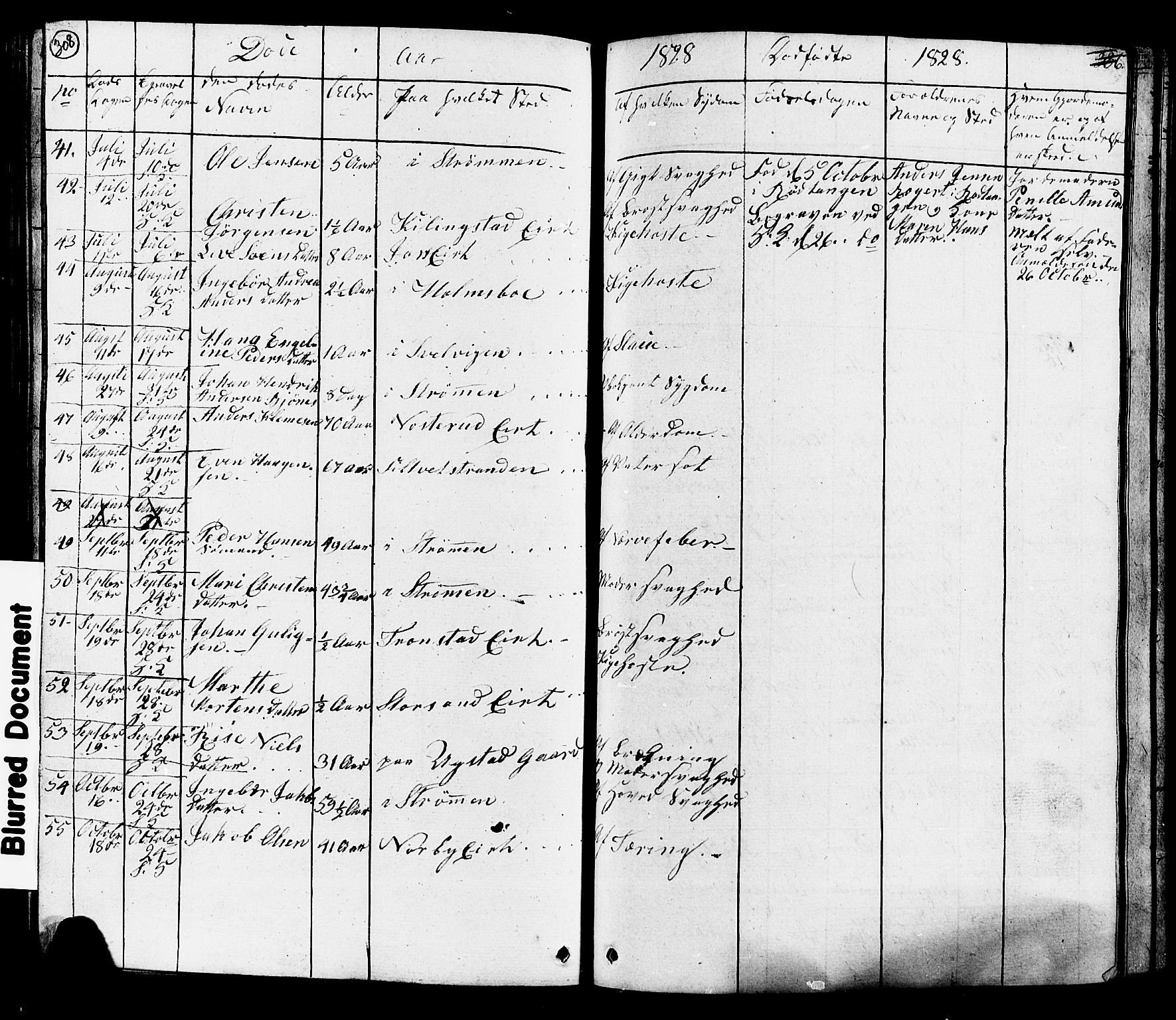 Hurum kirkebøker, AV/SAKO-A-229/G/Ga/L0002: Parish register (copy) no. I 2, 1827-1857, p. 308