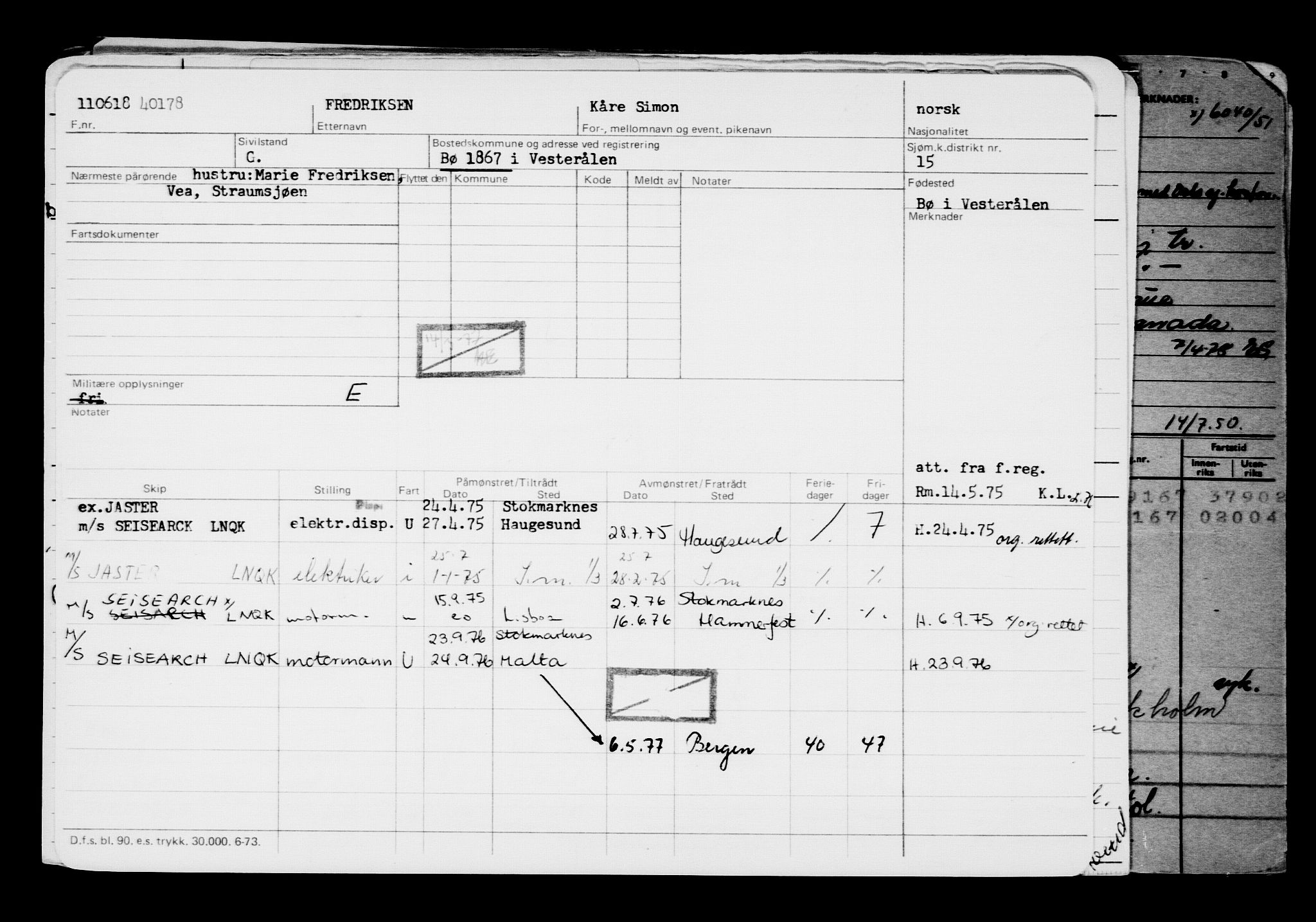 Direktoratet for sjømenn, AV/RA-S-3545/G/Gb/L0159: Hovedkort, 1918, p. 211