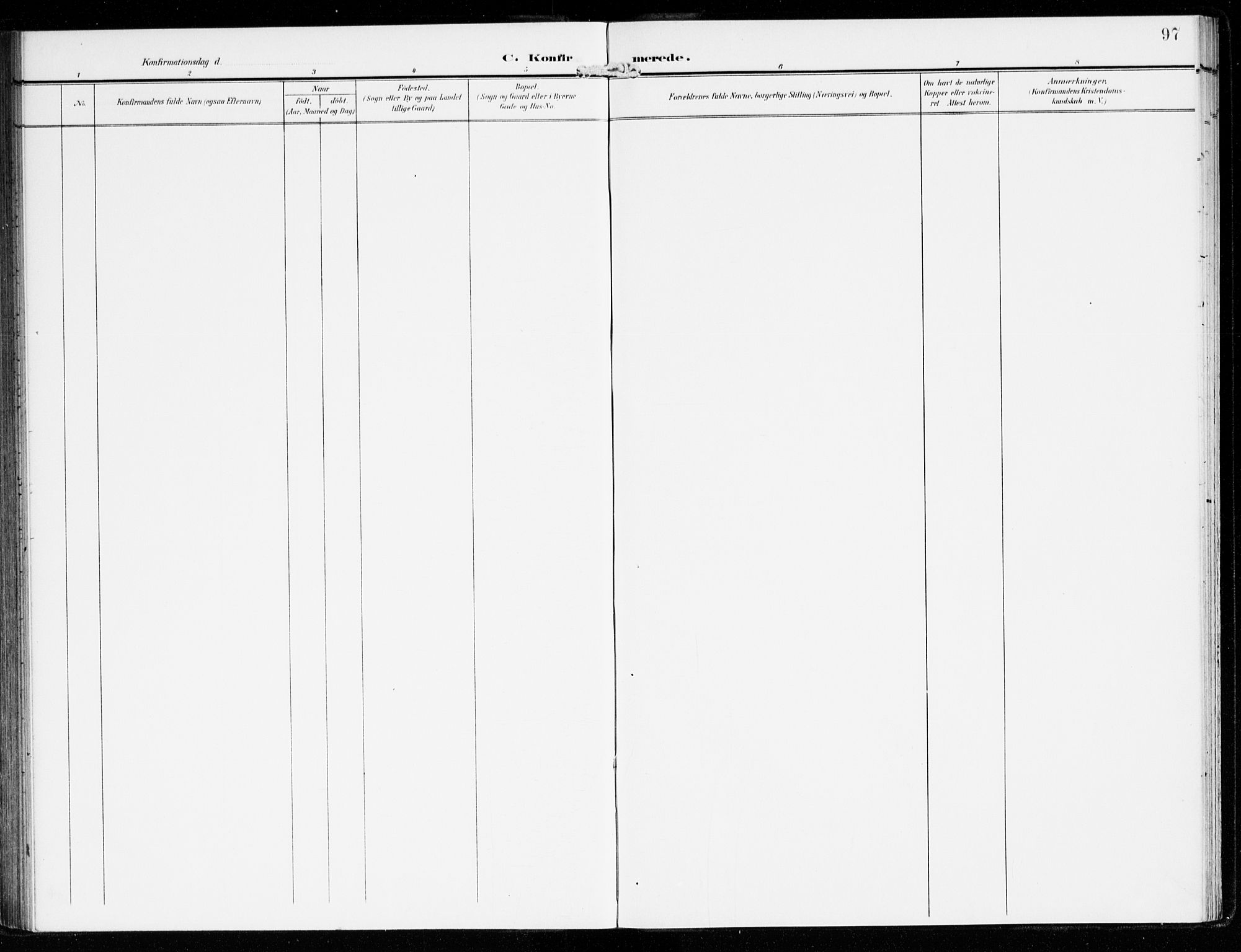 Hyllestad sokneprestembete, AV/SAB-A-80401: Parish register (official) no. B 2, 1903-1917, p. 97