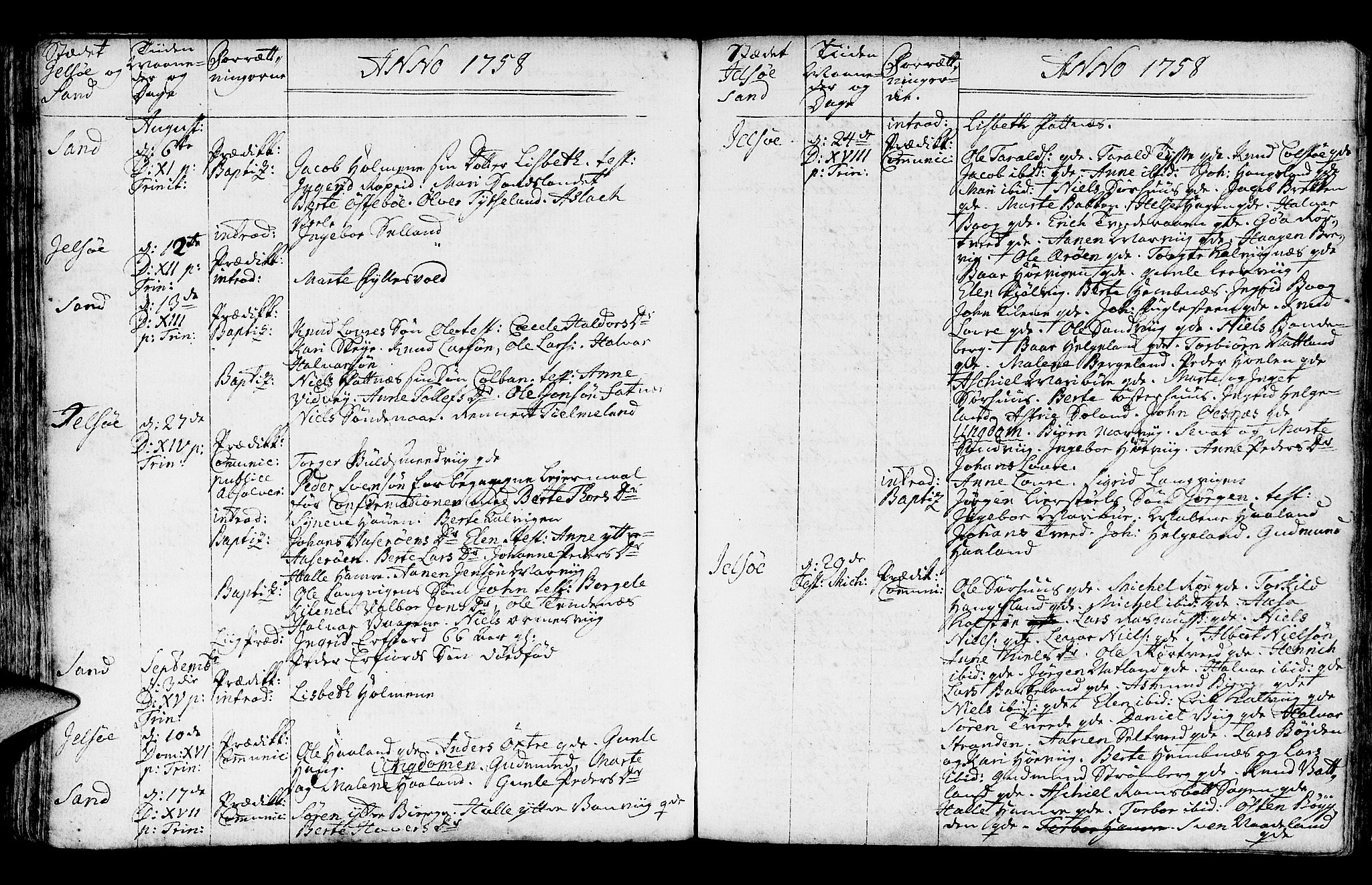 Jelsa sokneprestkontor, AV/SAST-A-101842/01/IV: Parish register (official) no. A 2, 1753-1767