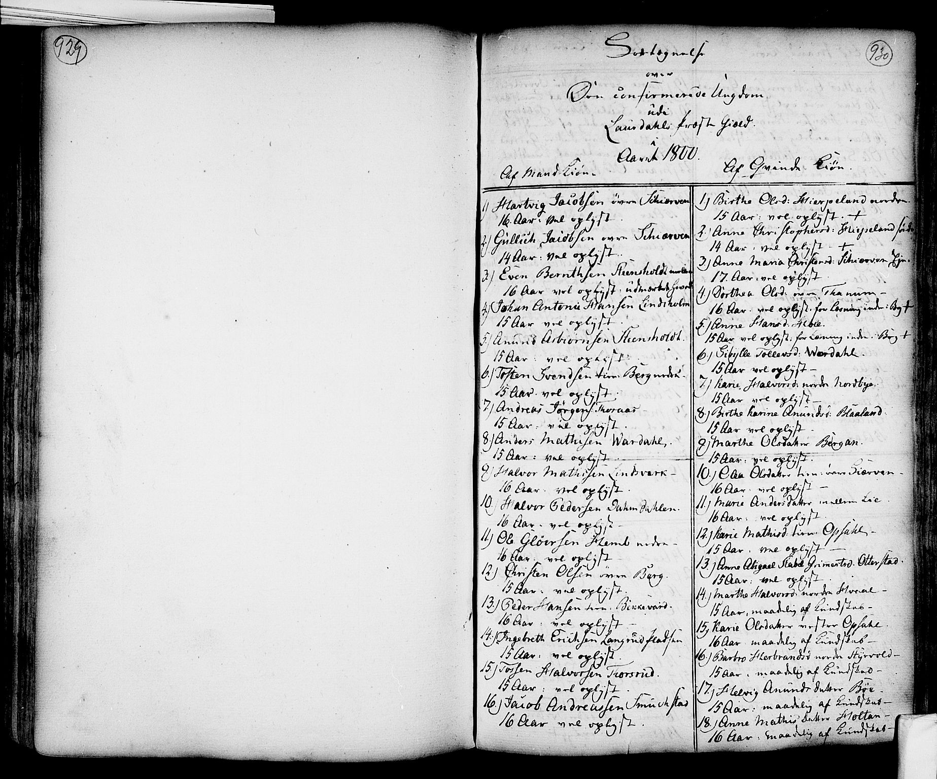 Lardal kirkebøker, AV/SAKO-A-350/F/Fa/L0003: Parish register (official) no. I 3, 1733-1815, p. 929-930