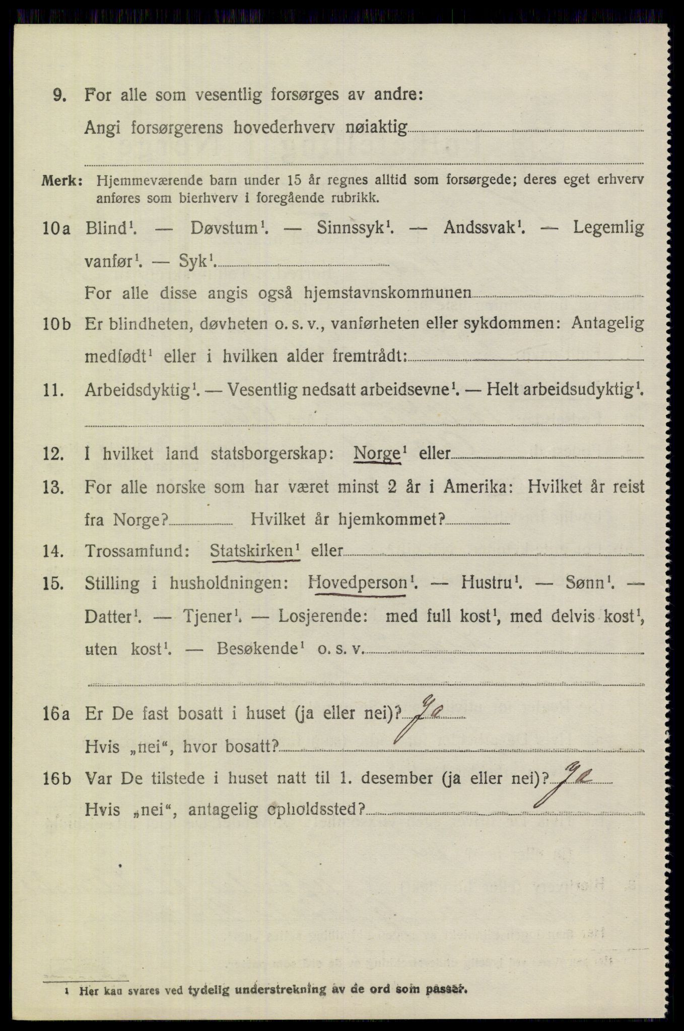 SAST, 1920 census for Gjesdal, 1920, p. 3573